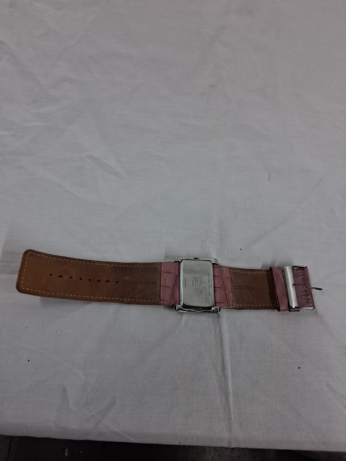 Guess Womens Watch Pink Leather Band G85804L