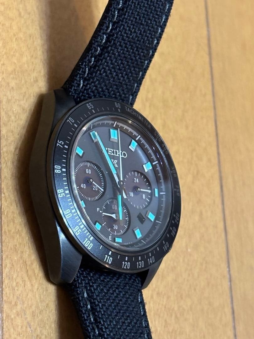 SEIKO Prospex Speed Timer SBDL105 Chronograph Solar Men’s Watch C#146856 FS