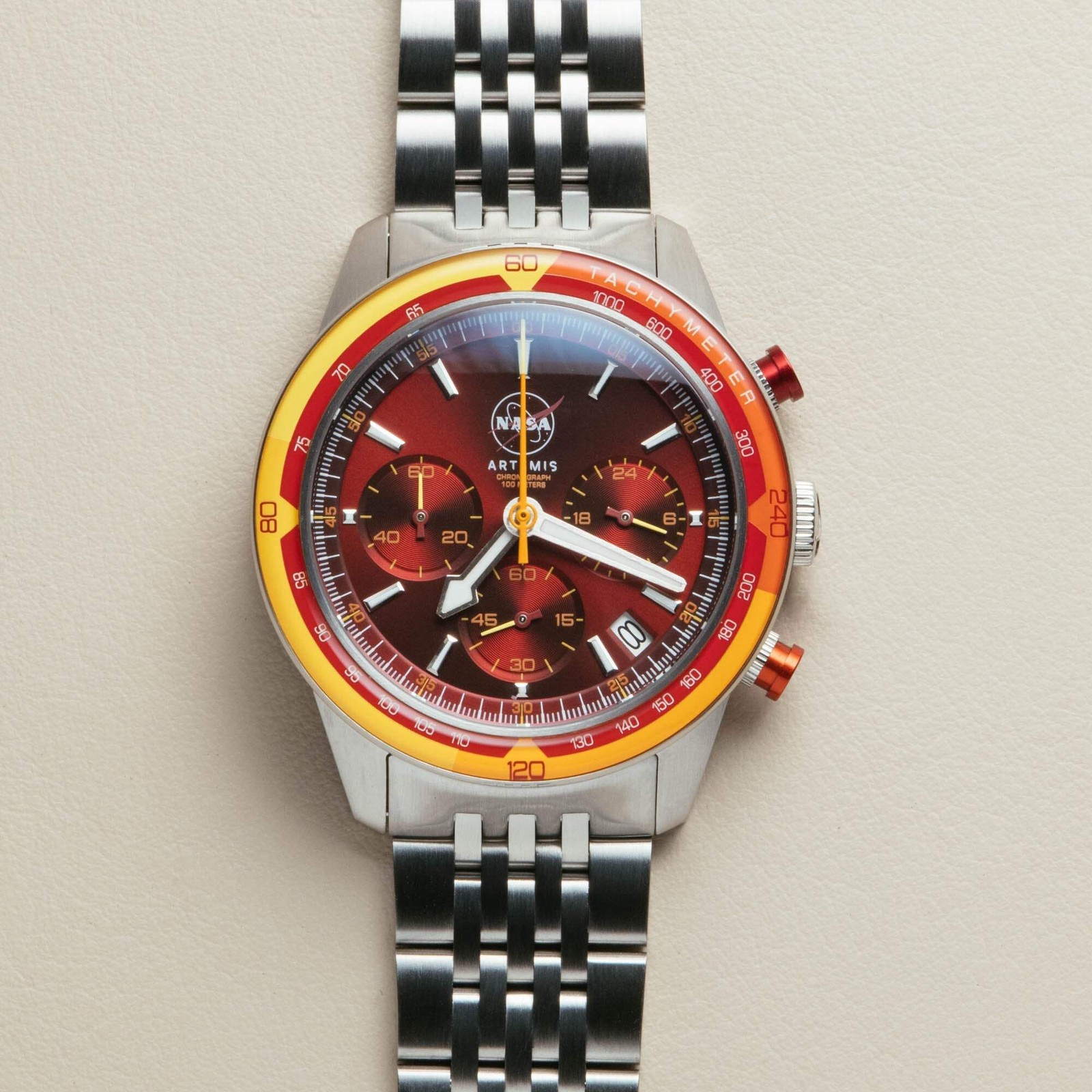 Xeric NASA Artemis Chrono Afterburn Limited Edition Men’s Watch – Brand New