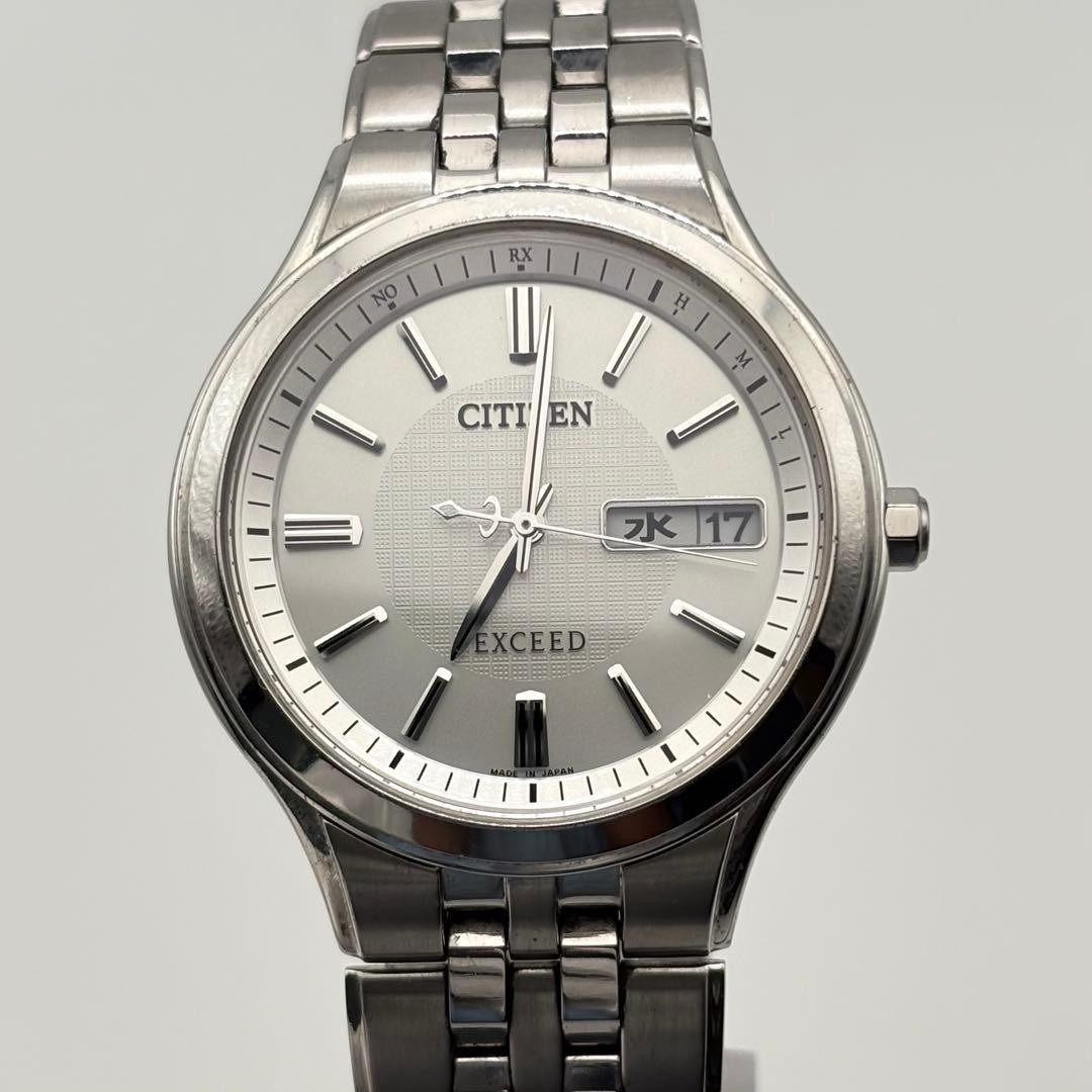 CITIZEN EXCEED H100 T018661 Radio Solar Watch Titanium
