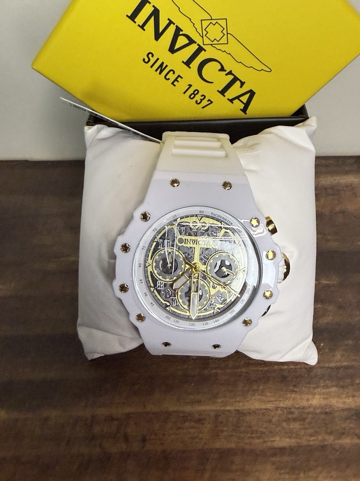 Invicta Racing Vaulthan Men’s Watch – 44mm. White