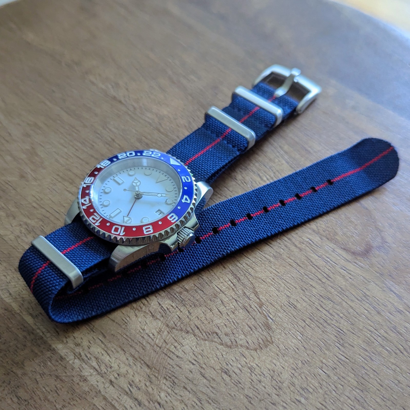 Custom 40mm Polar Pepsi Automatic Watch