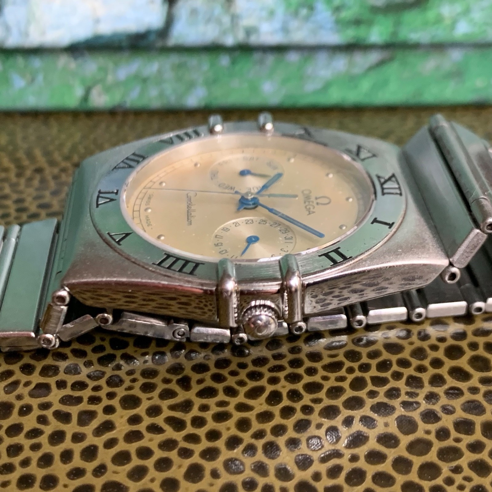 Omega Constellation Day Date Ref. 1520.30 Stainless Steel Wristwatch