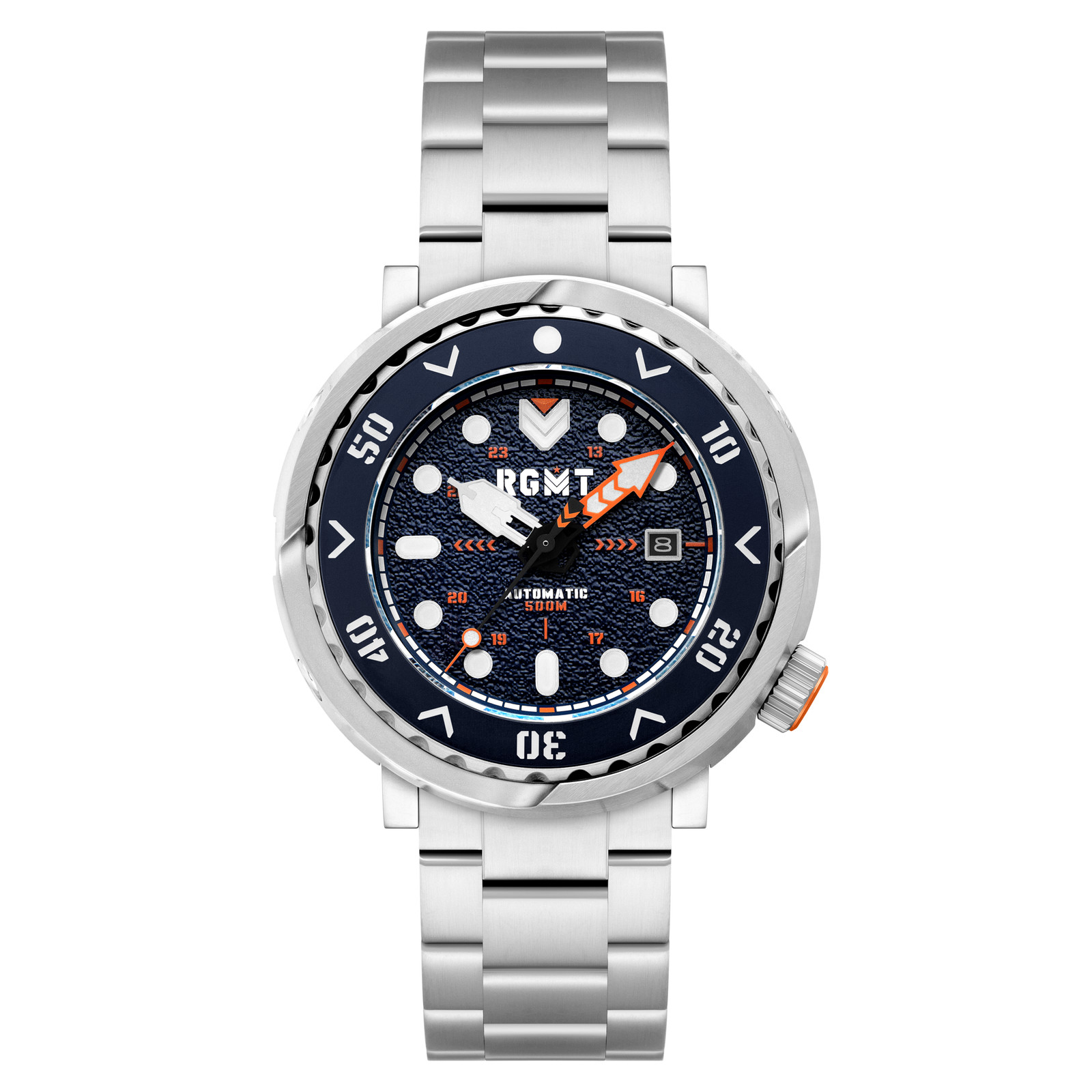 Zumwalt Automatic Blue Dial / Stainless Steel Bracelet Blue Dial Wristwatch RG-8