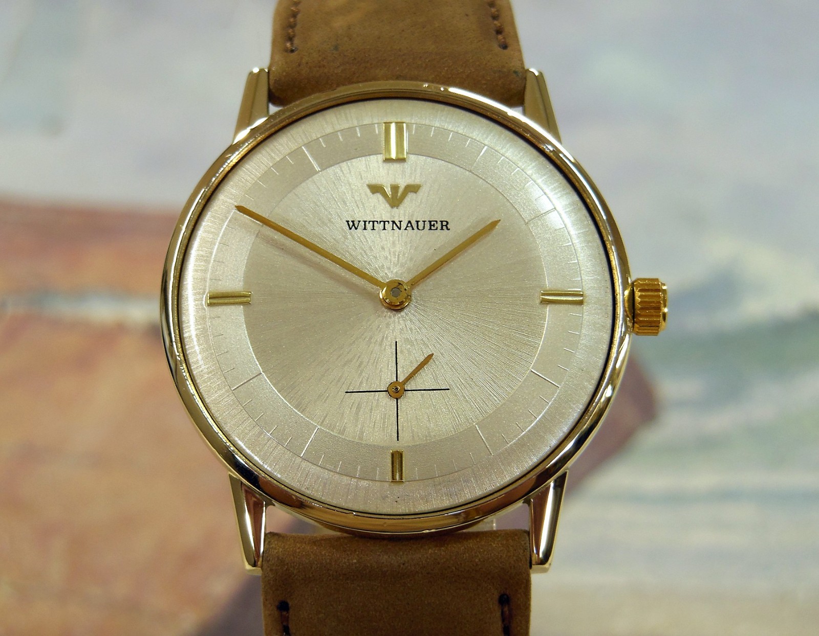 1960’s Vintage WITTNAUER, Stunning SILVER Dial, Serviced, WARRANTY