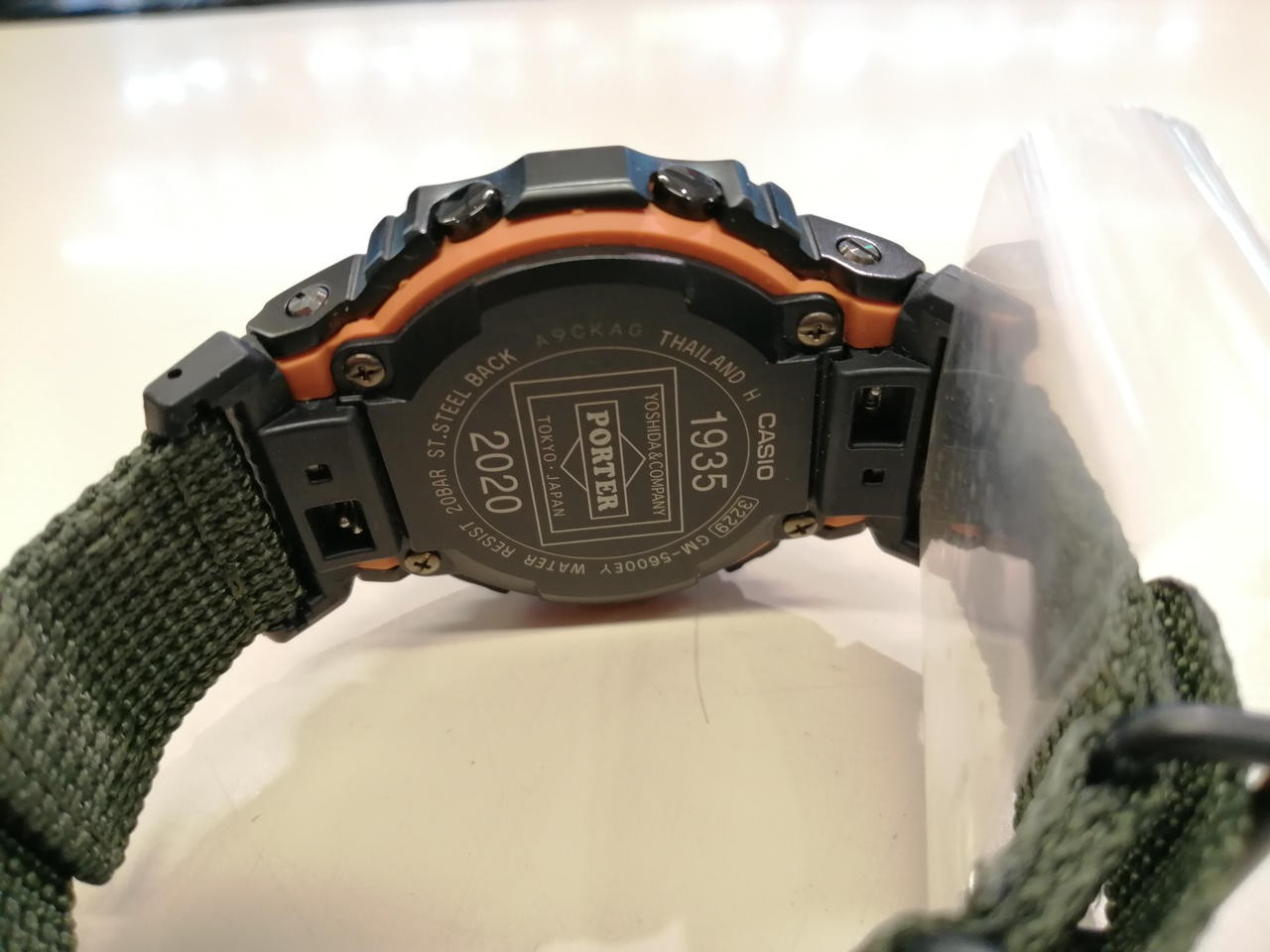 CASIO G-SHOCK GM-5600EY (PORTER 85th) Green Watch Auth Japan