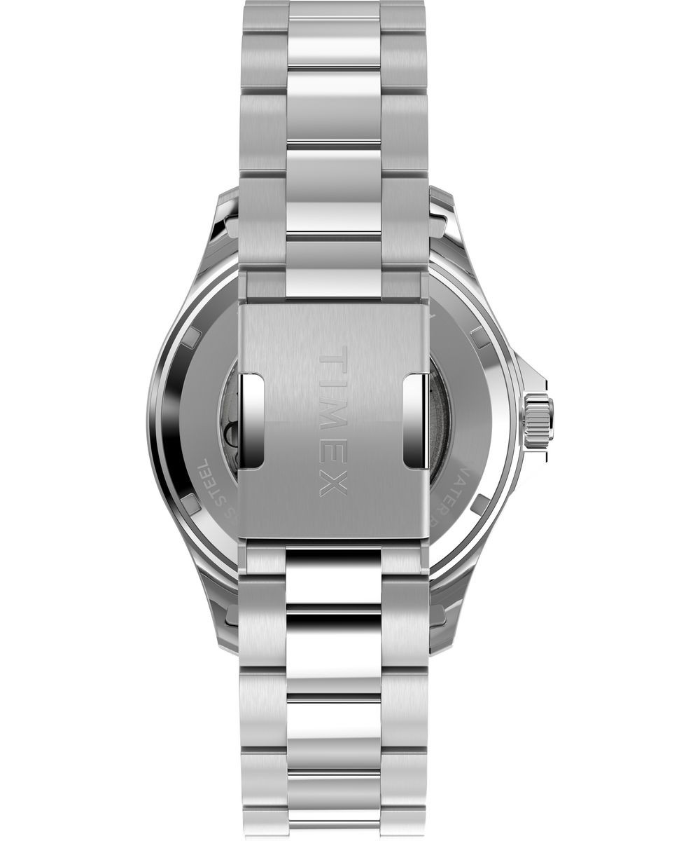 Timex Silver Mens Analogue Watch Navi TW2Y15300