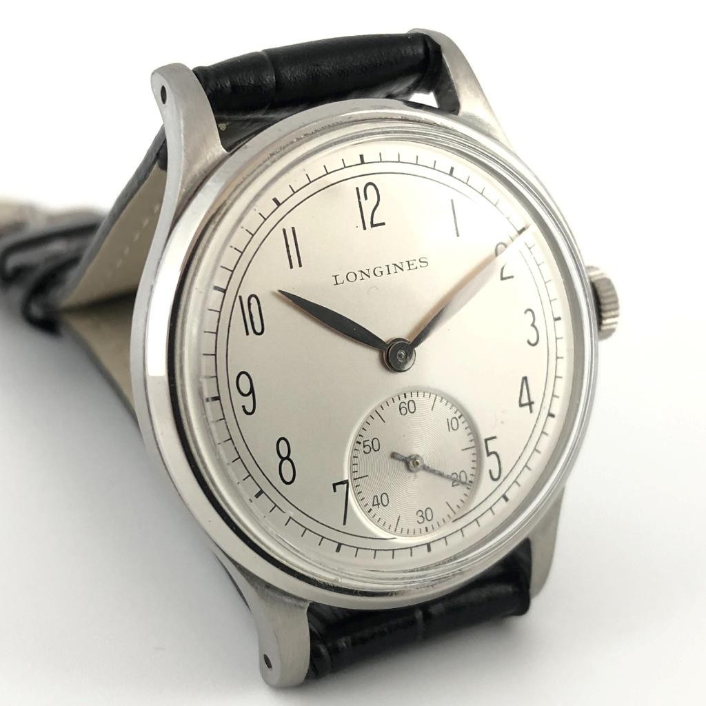 SWISS RARE LONGINES FROM CA 1920 MANUAL WIND WORKING WELL STEEL JUNIOR WATCH