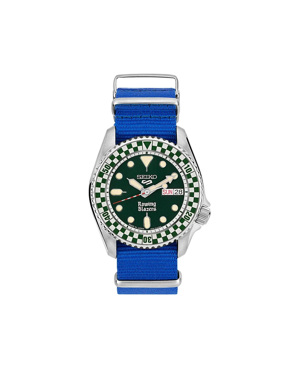 Rowing Blazers x Seiko 5 Sports Watch Green