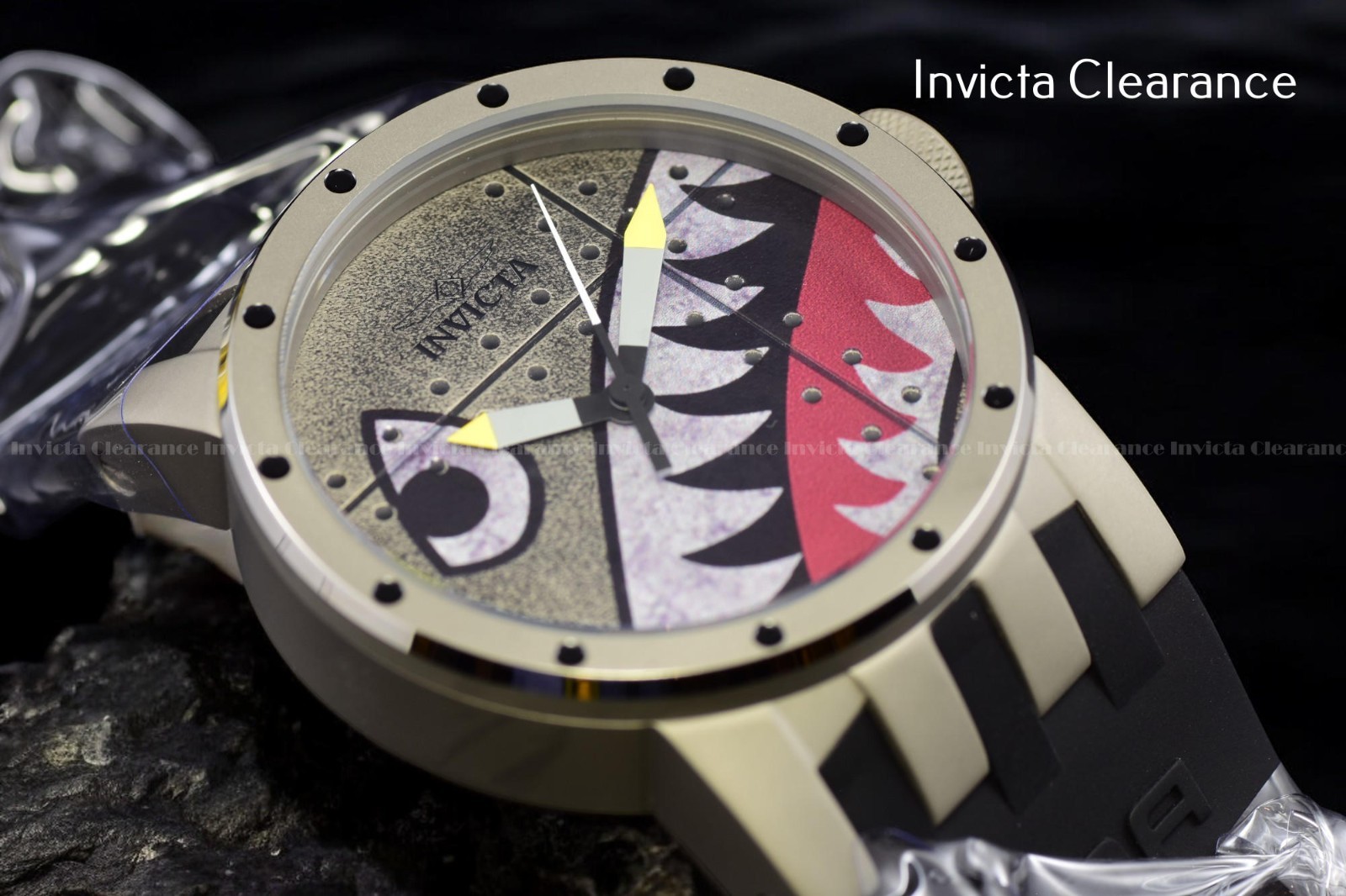 Invicta DNA Vintage Armed Forces Swiss Ronda 513 Caliber Men’s Black Dial Watch