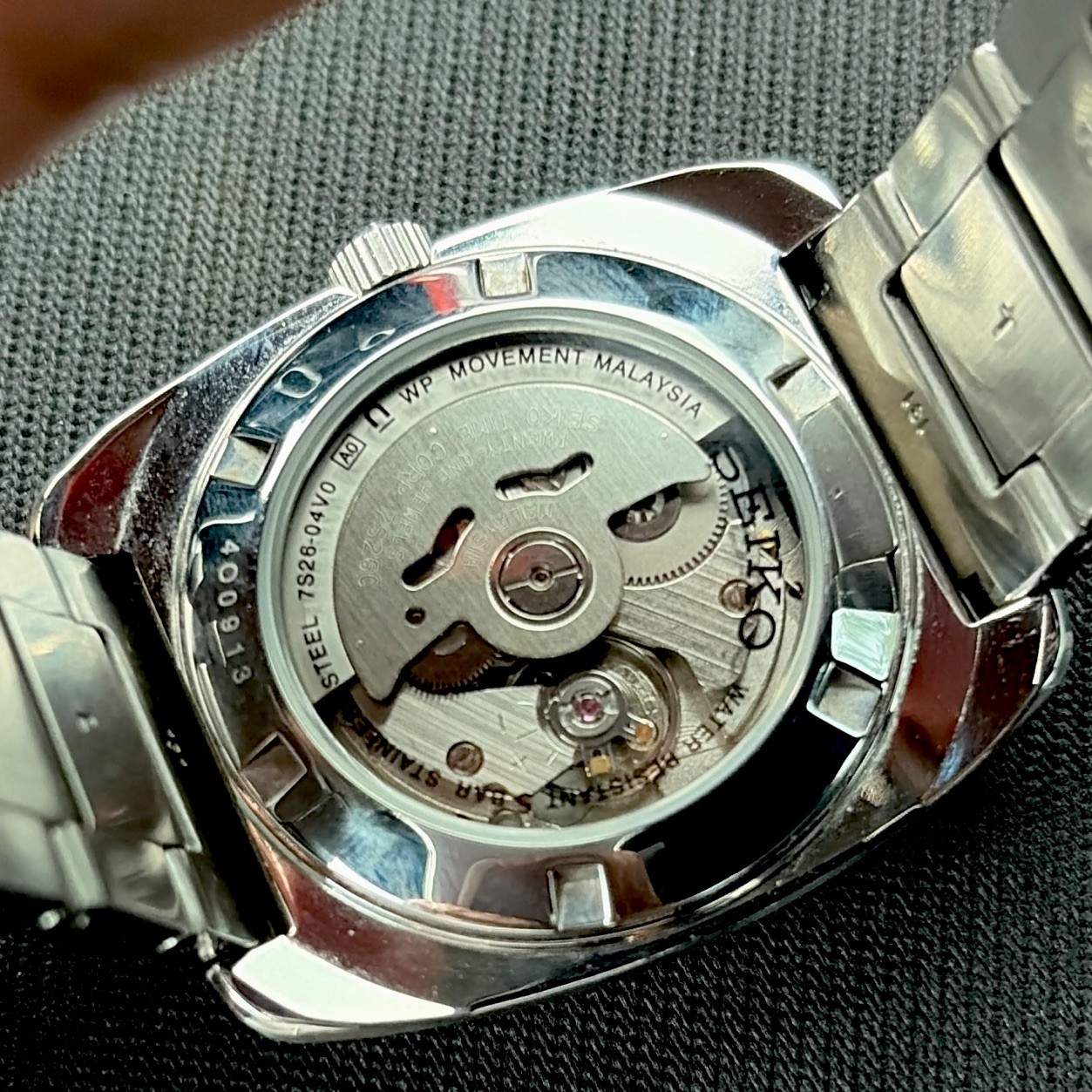 Seiko Recraft Automatic Blue Dial Day/Date 43mm Exhibition SNKP23