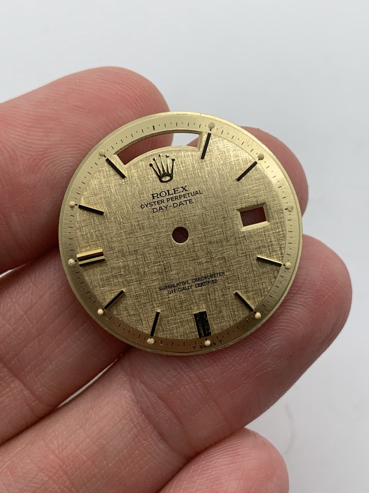 Rolex Champagne Linen 1803 Day Date Dial President 1970s