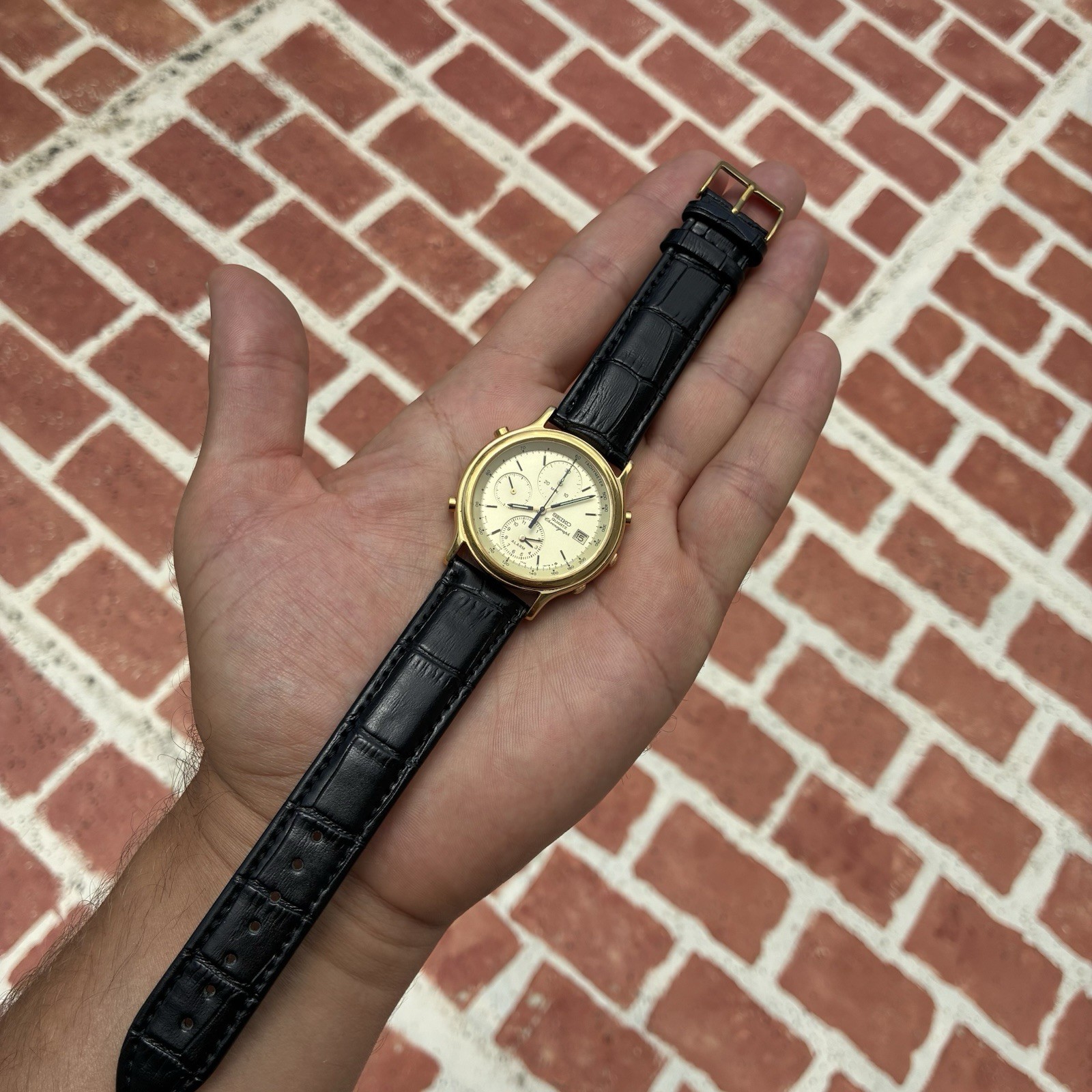 STUNNING Seiko Chronograph Men’s Watch Read Description