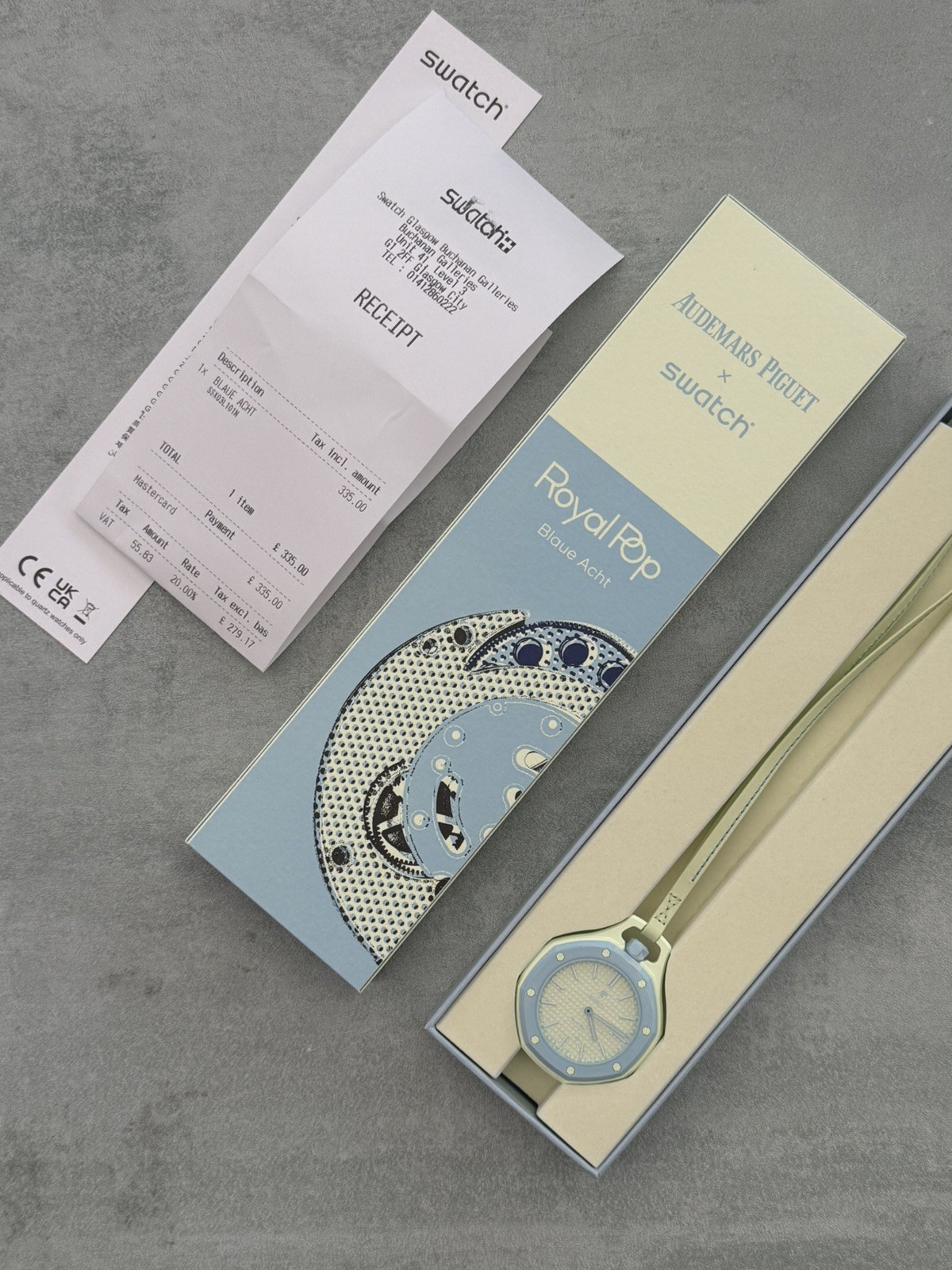 Swatch x AP (Audemars Piguet) Royal Pop Blaue Acht / Brand New With Receipt ✅