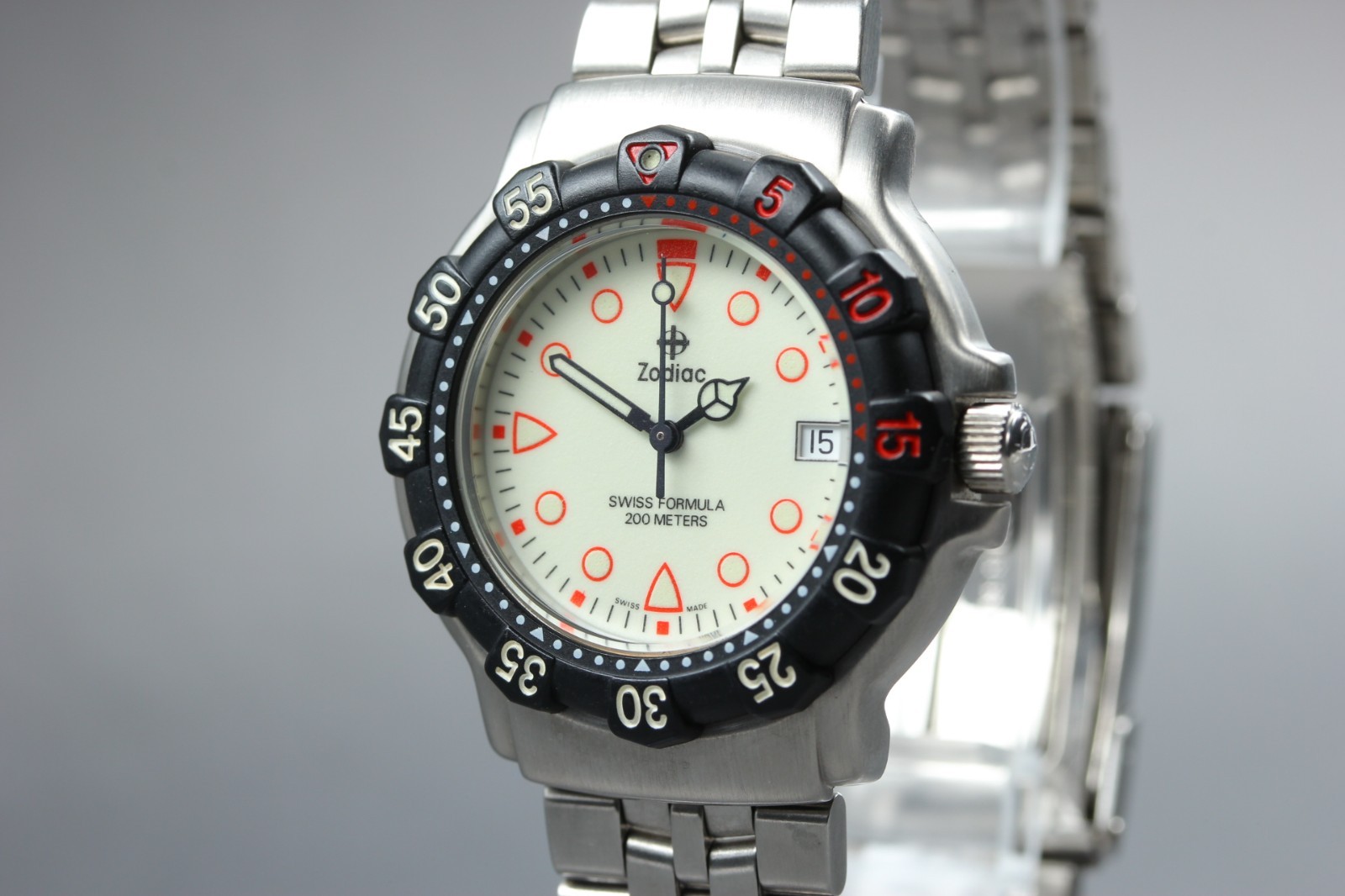 [Near MINT] Zodiac Swiss Formula 713.83.66 Quartz Men’s Watch From Japan #3614