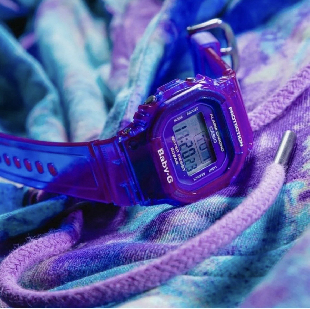 CASIO BABY-G BGD- 560S-6DR PURPLE Transparent Jelly ULTRA RARE ! None On eBay!