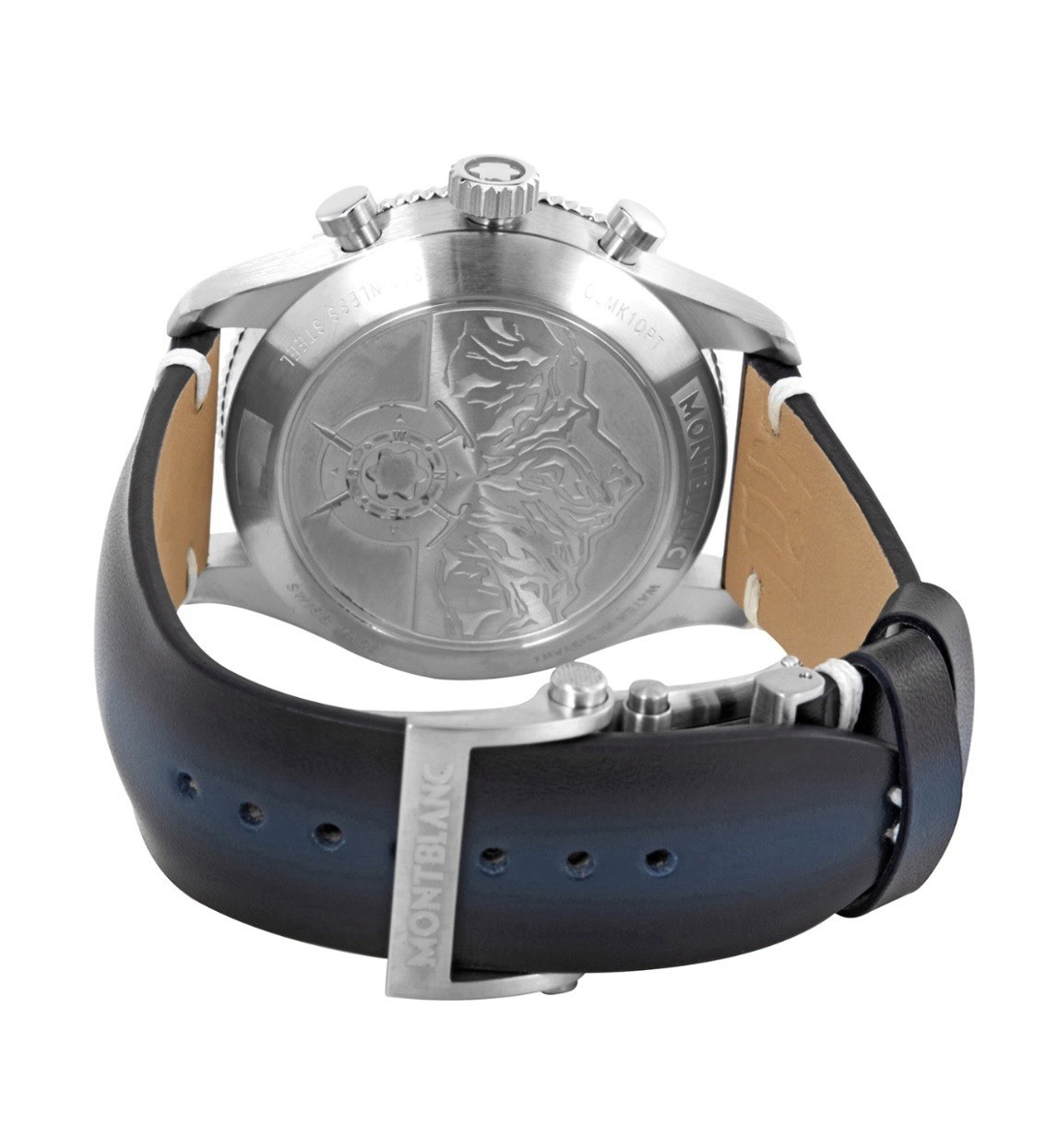 Montblanc 1858 Chronograph Automatic Blue Dial Men’s Watch
