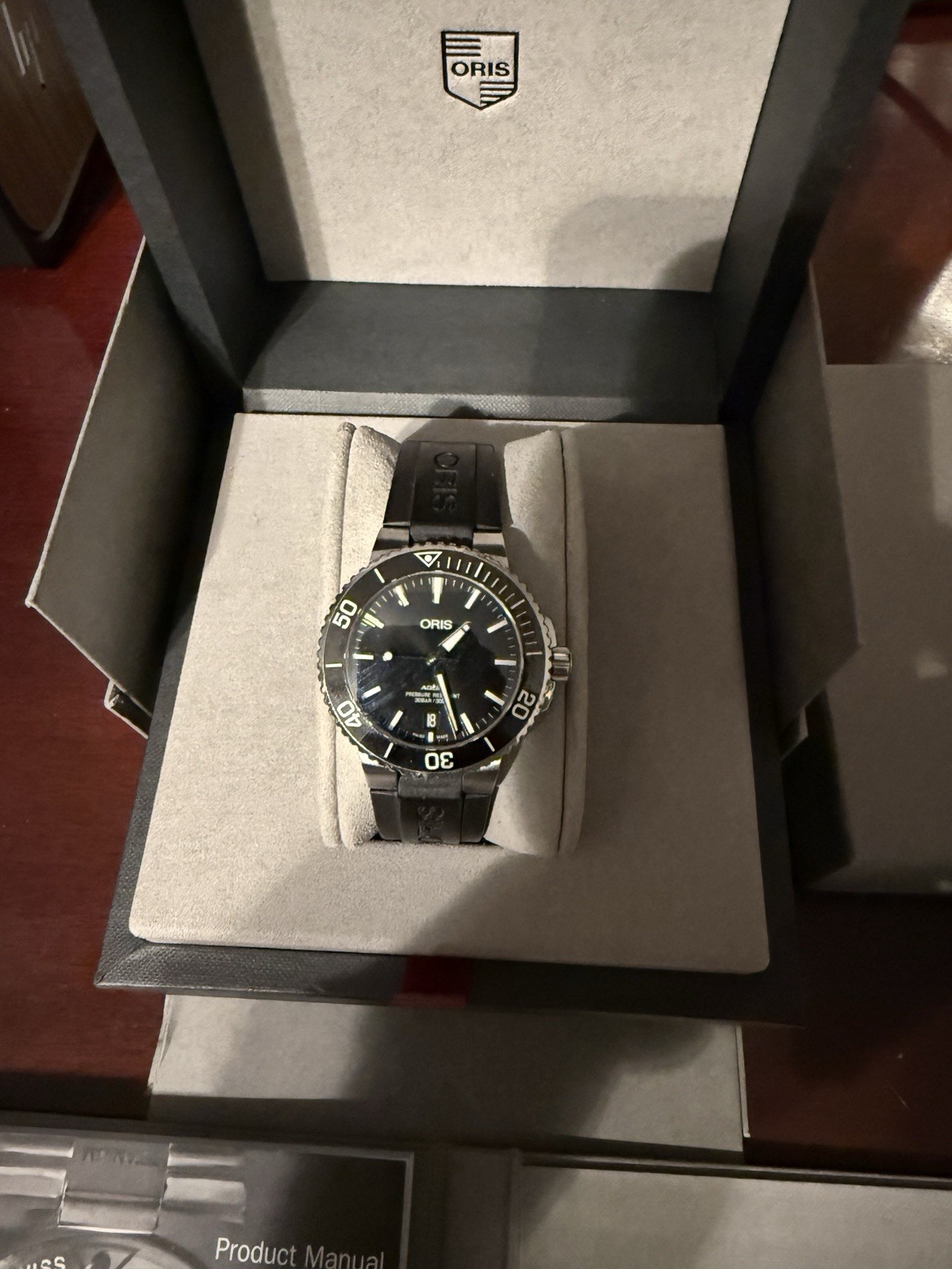 Oris Aquis Automatic 39.5mm Black Dial