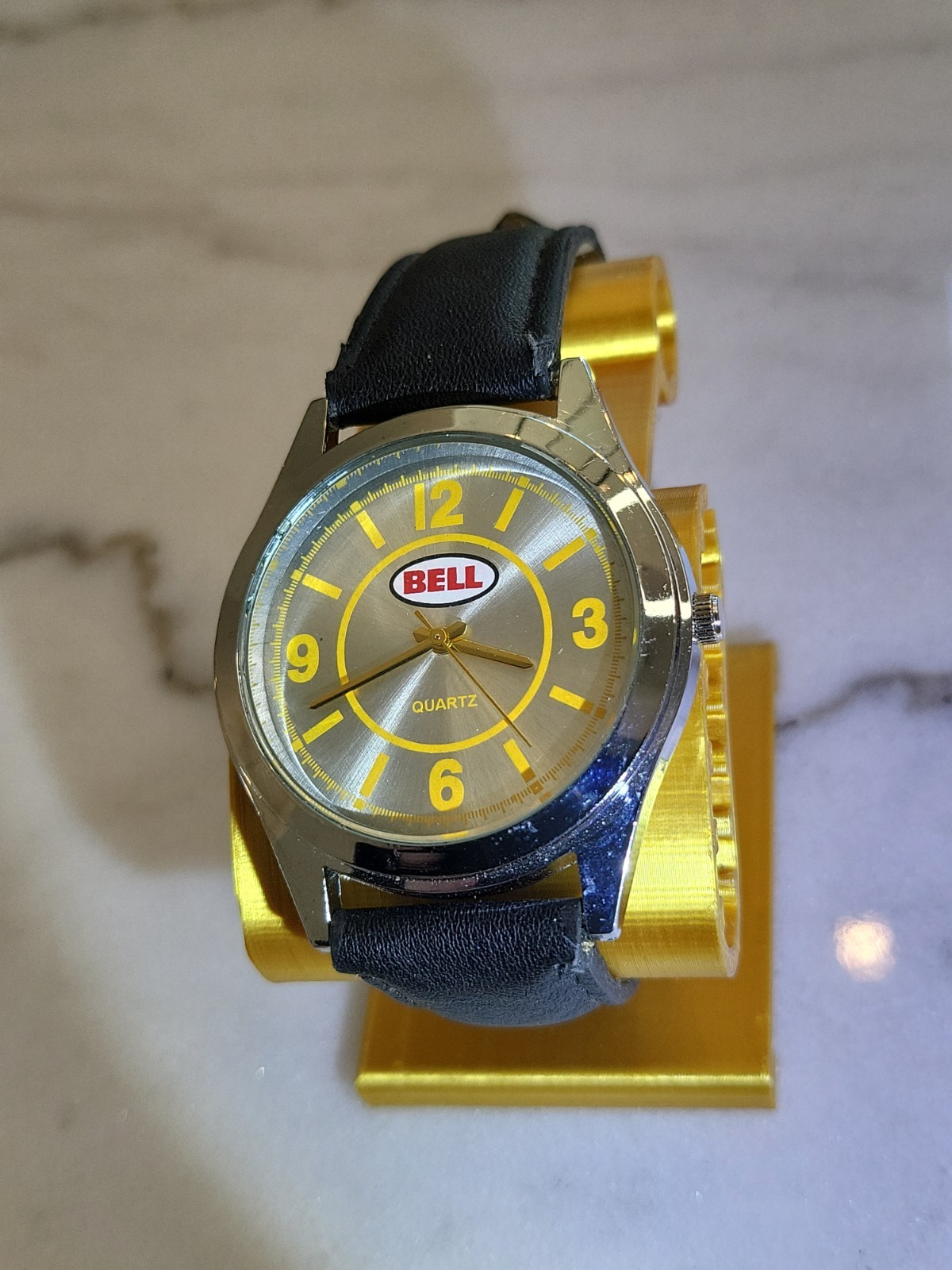 Men’s Quartz Watch Working New Battery Motorcycle 40mm Bell Helmets Racing Works