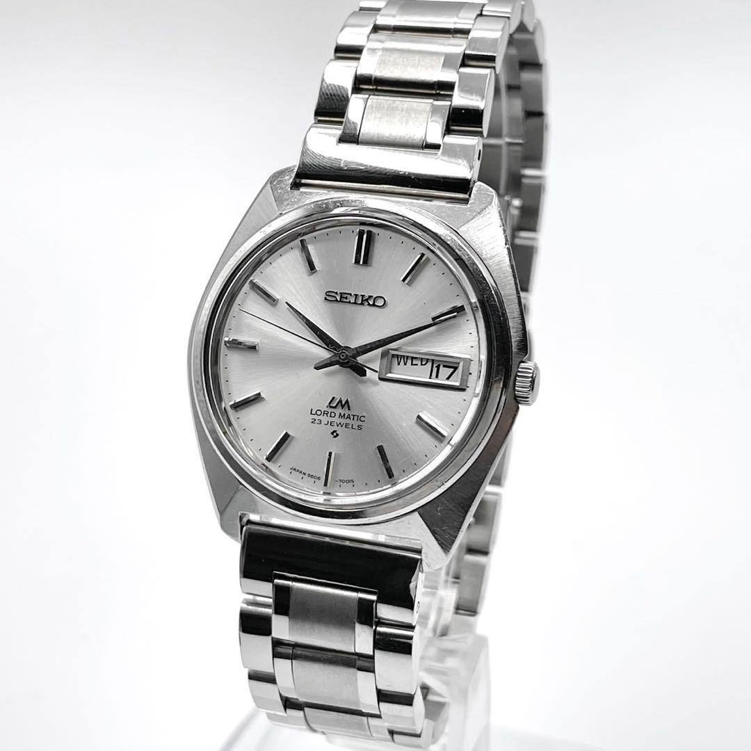 Working SEIKO men s wristwatch automatic winding Lord Matic 23 jewels