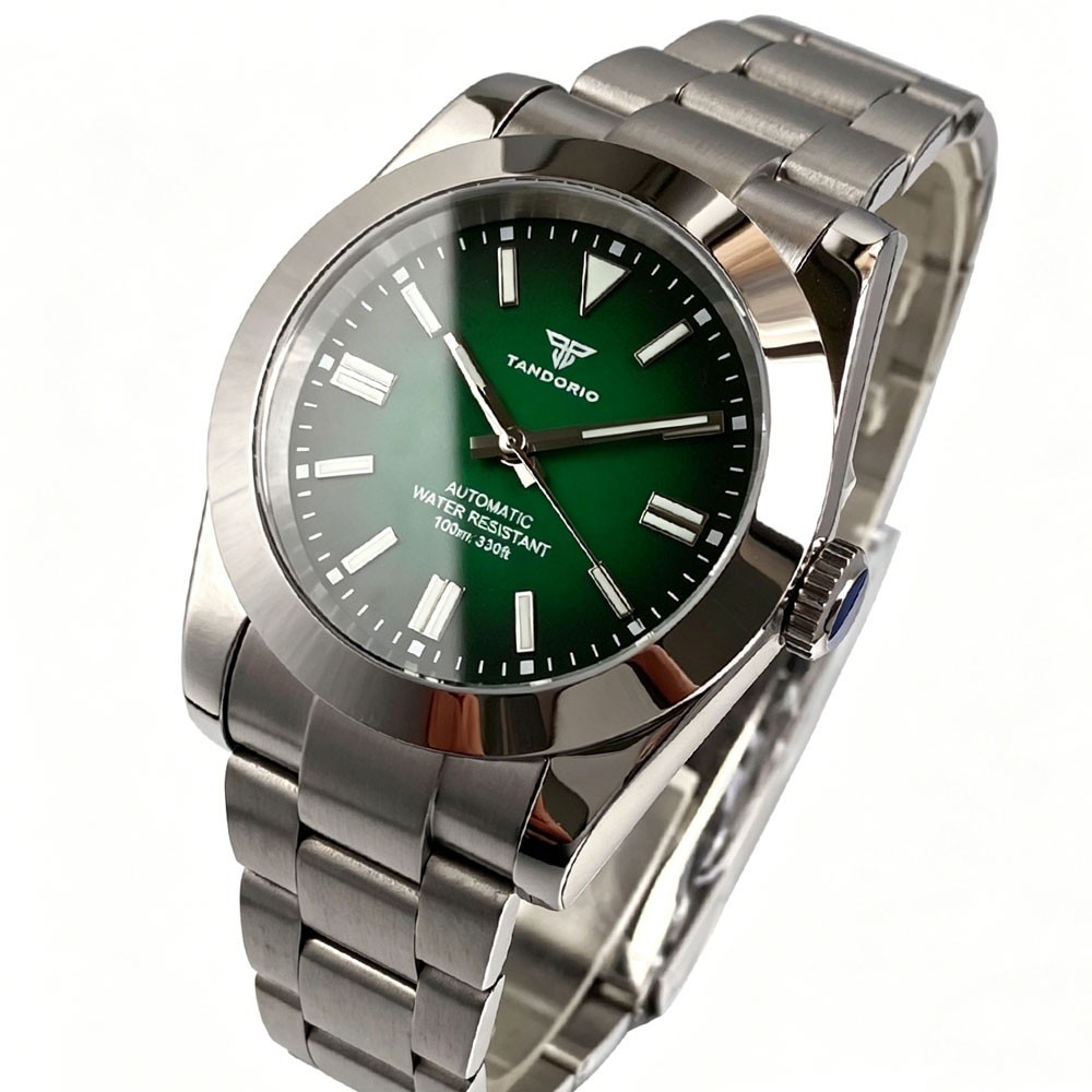 Tandorio New 39mm Sapphire Glass 20ATM Automatic NH35 PT5000 Men Watch Luminous
