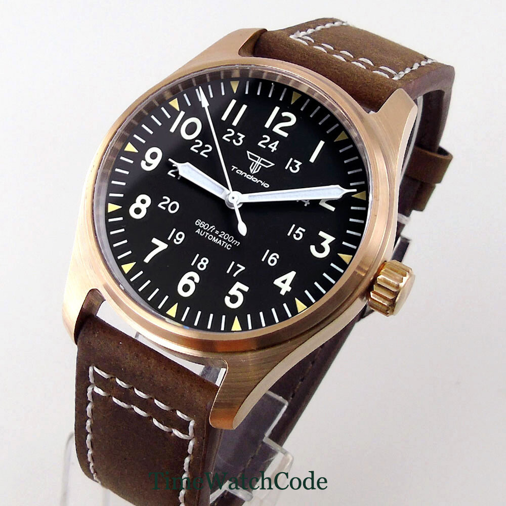 39mm Diver Automatic Men’s Watch Solid Bronze CUSN8 NH35A PT5000 Sapphire Glass