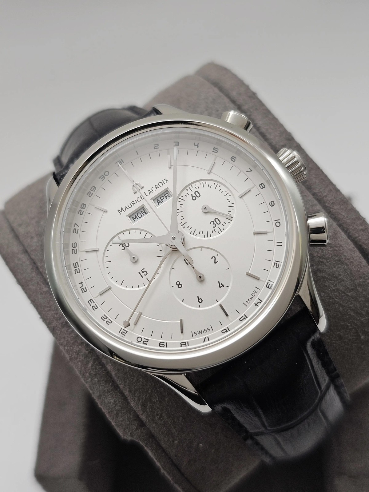 Maurice Lacroix Les Classiques Steel Silver Dial Quartz Watch LC1008-SS001-130