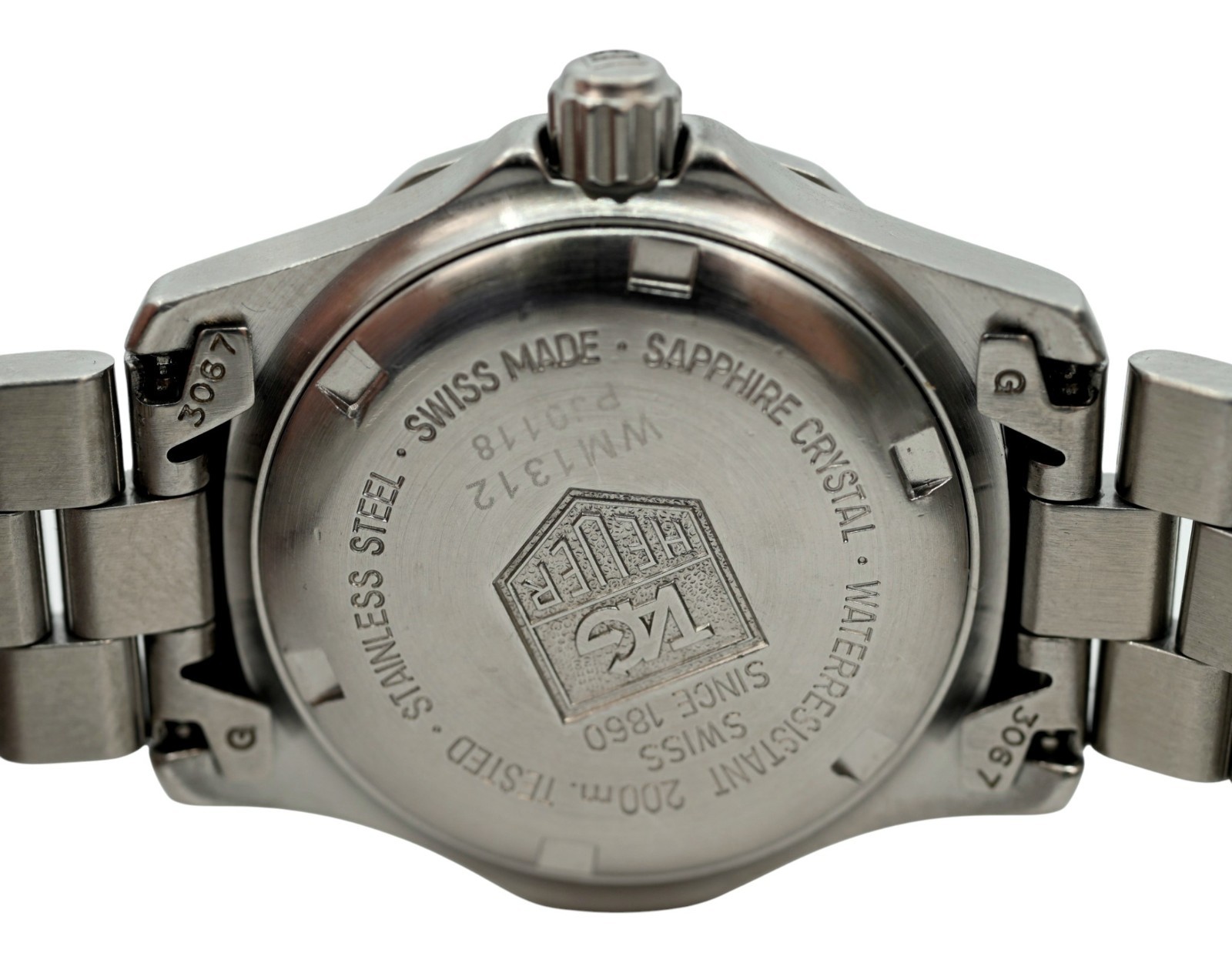 Tag Heuer 28mm Ladies Professional 2000 Series Coke Bezel SS Watch! Ref: WM1312!