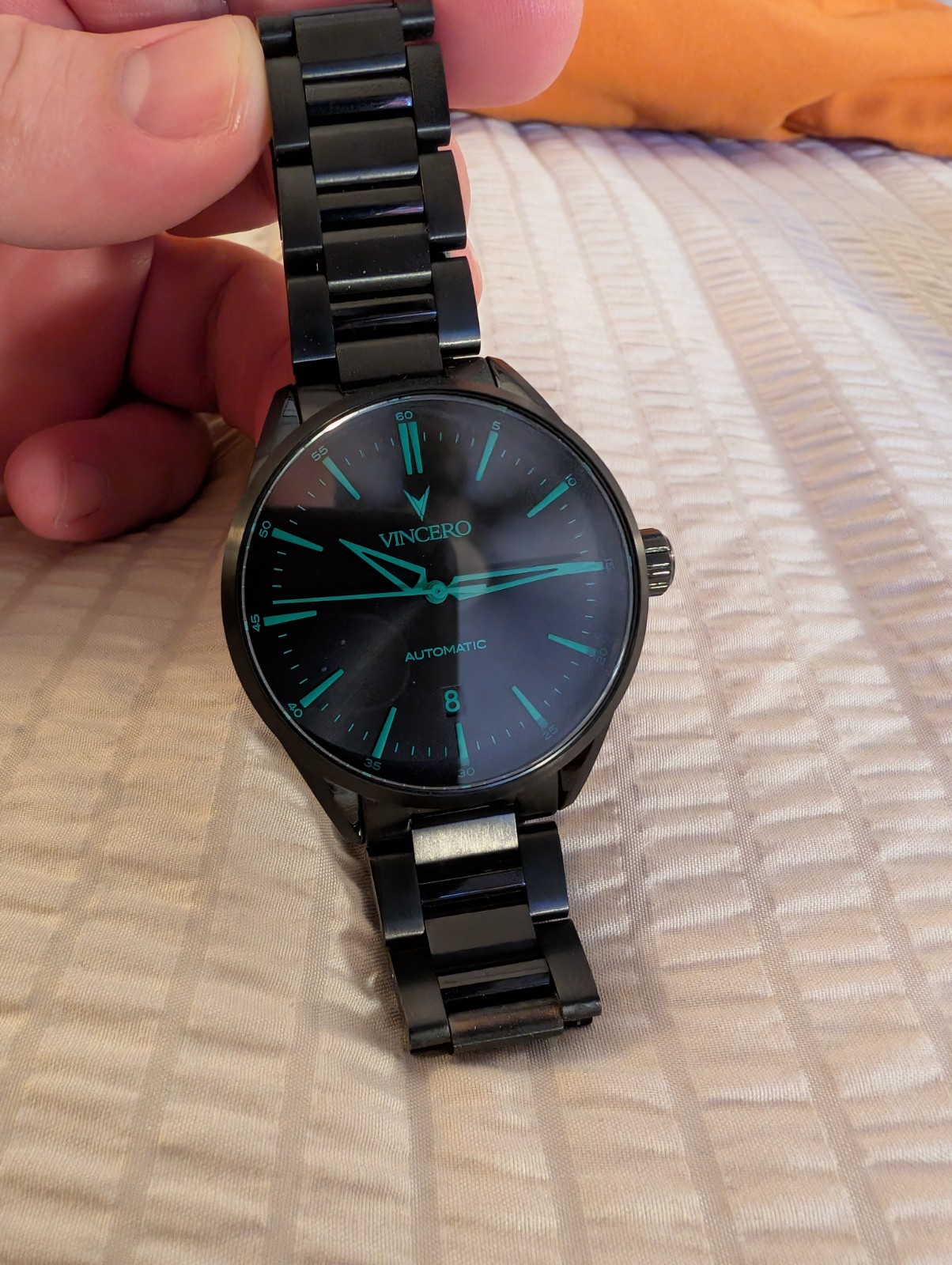Vincero Men’s Watch: Limited Edition #164 Of 300-Emerald Abyss. Icon Automatic