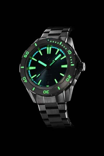 New Zelos SWORDFISH 40mm TITANIUM DESERT SAND 200m Diver Watch-DEALER & WARRANTY