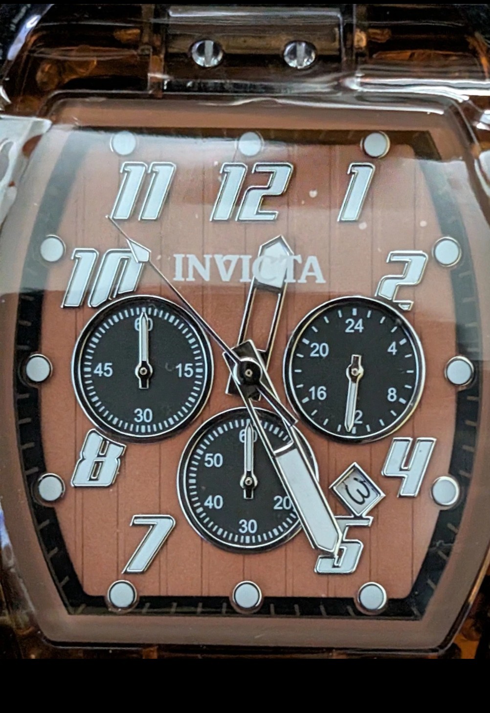 Invicta S1 Rally Kinesia Anatomic Men’s Watch – 47mm Black/Brown (50086)