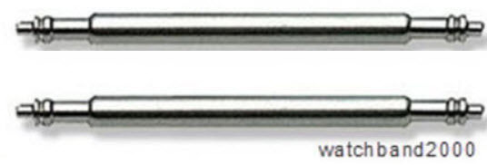 20mm (2) Stainless Watchband Spring Bar Pin for seamaster speedmaster diver