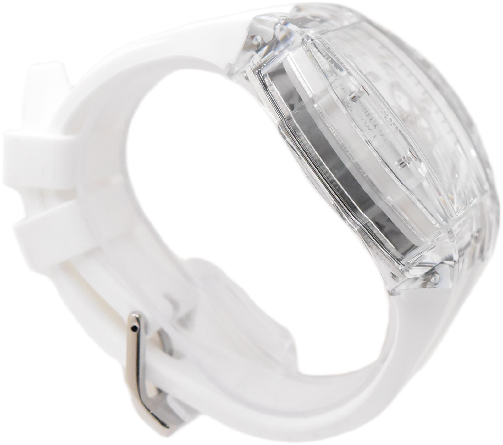 Invicta S1 Rally Crystal Men’s 47mm Clear Case White Chronograph Watch 45481