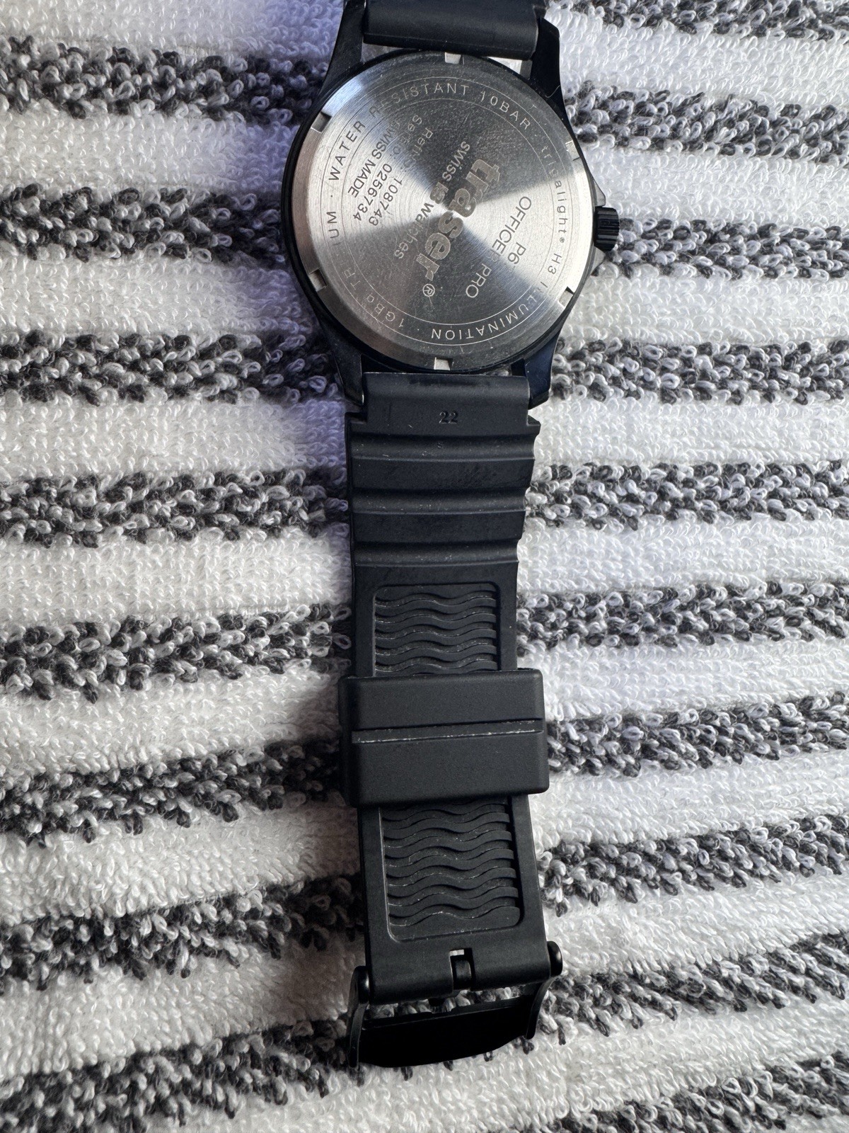 Traser Officer Pro Swiss Made Quartz Black Dial Date 100m/10 ATM Men’s Watch
