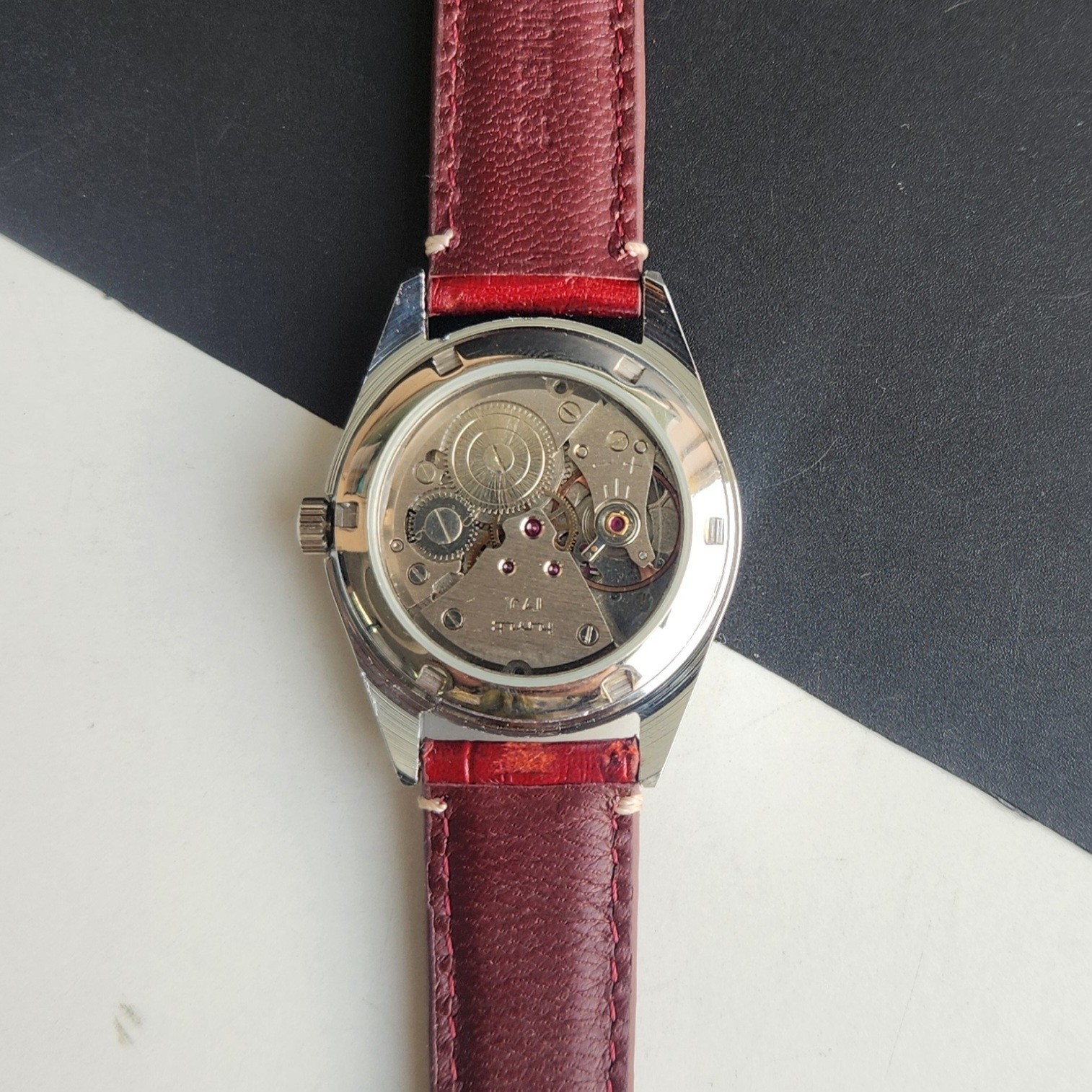 Vintage HMT Kohinoor Fluted Bezel Mechanical Hand Winding Wrist Watch A01