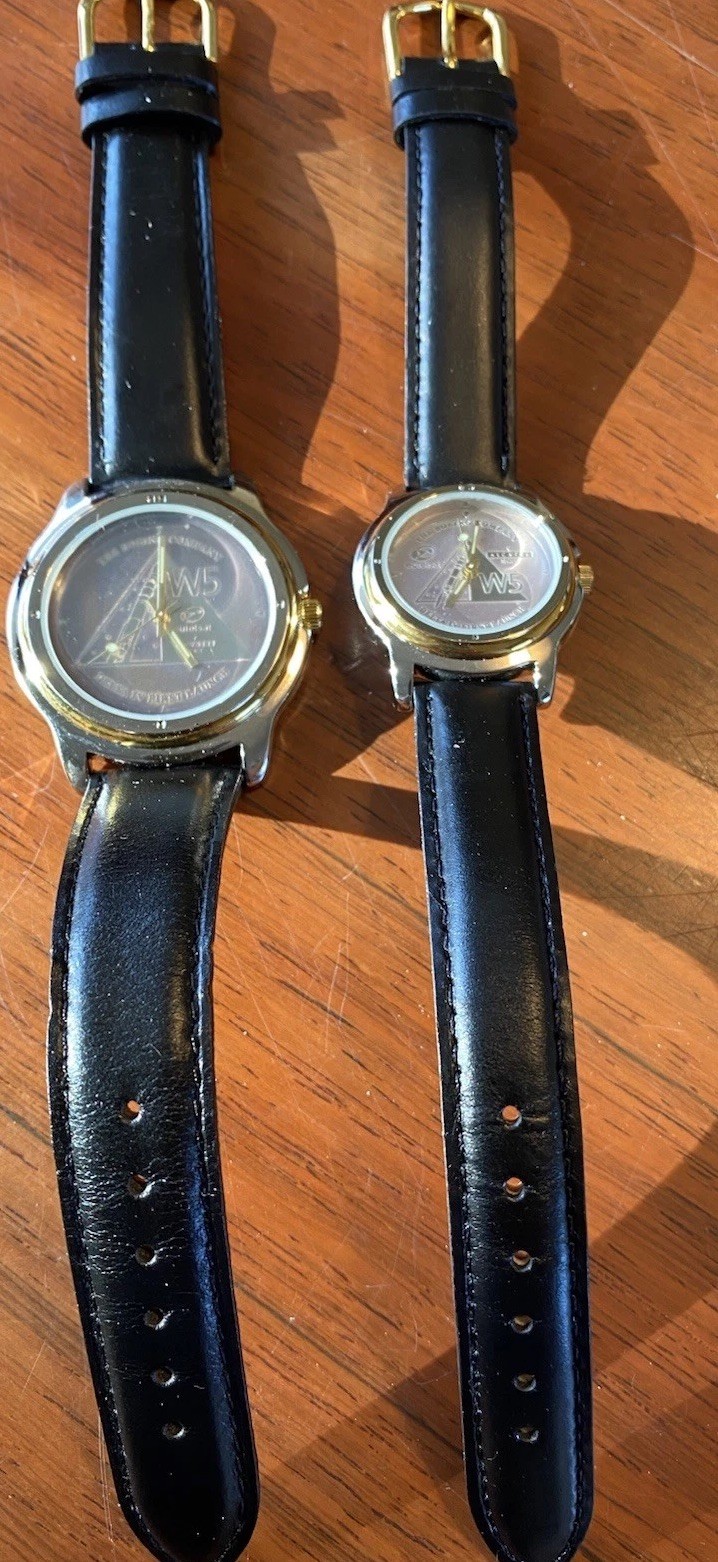 NOS Boeing Quartz Watches-Delta IV First Launch-🚀 Sweda His/Hers 2002 Untested