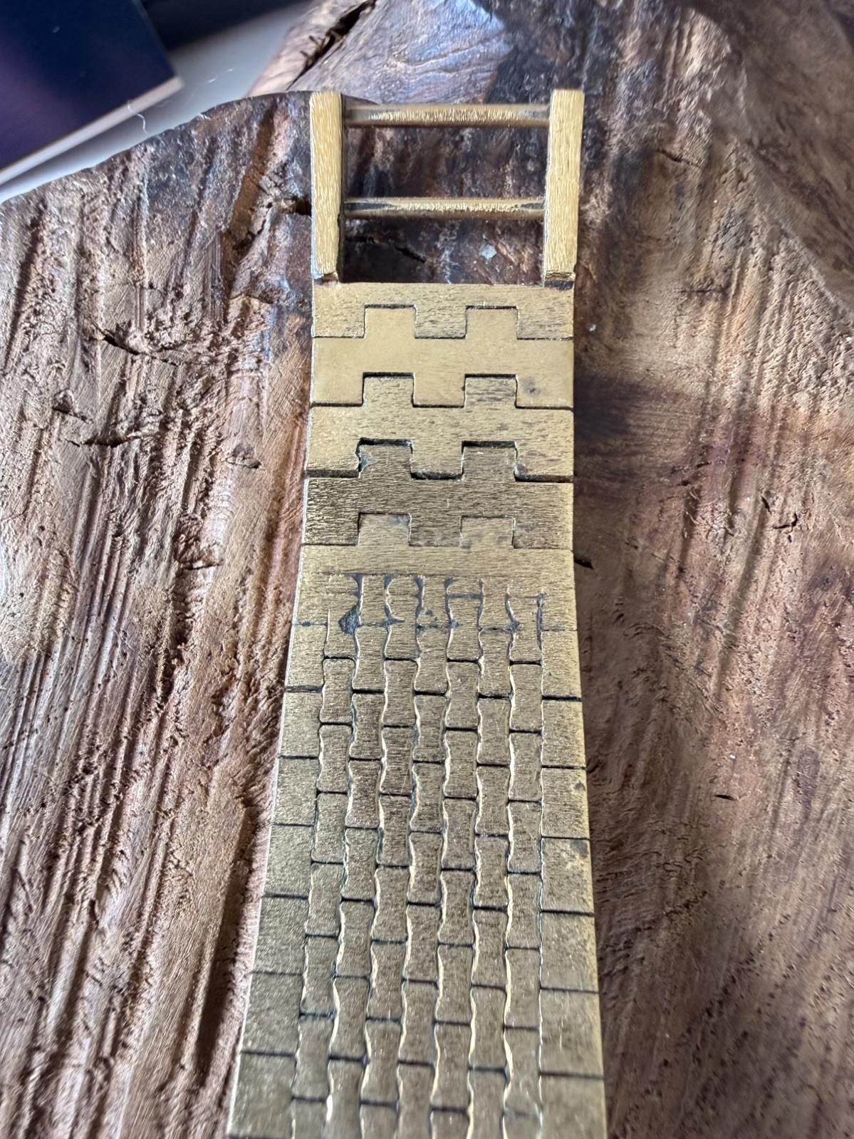 1970s Vintage Rotary 637 Ladies Tigers Eye Manual Gold Plated Watch Original Box