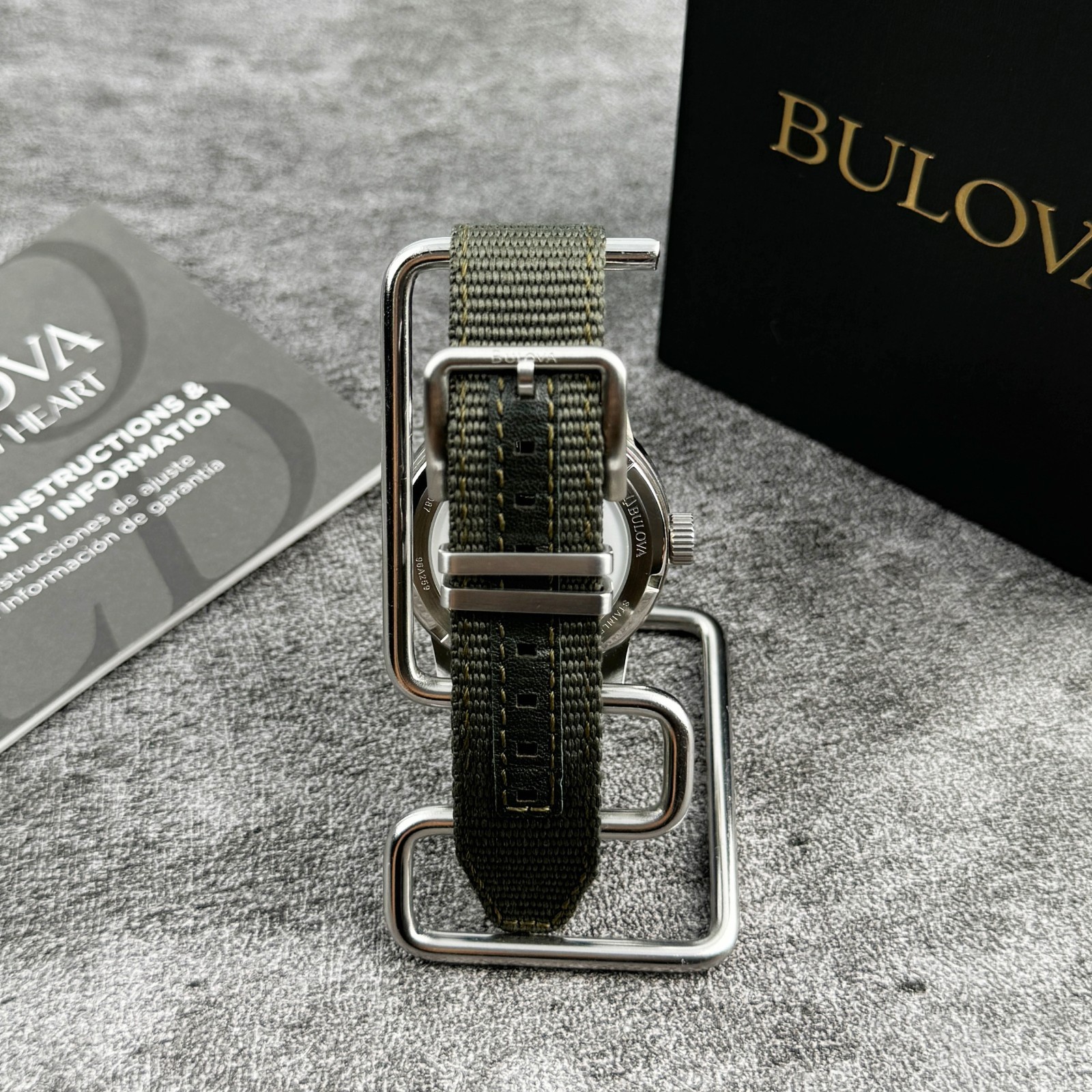 Bulova Hack VWI SPECIAL EDITION Black Dial Automatic Men’s Watch 96A259