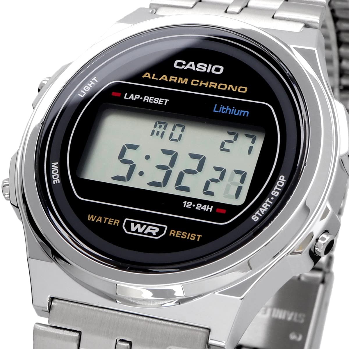 CASIO Standard Vintage Watch Unisex Classic Classic Digital Metal A171WE-1A