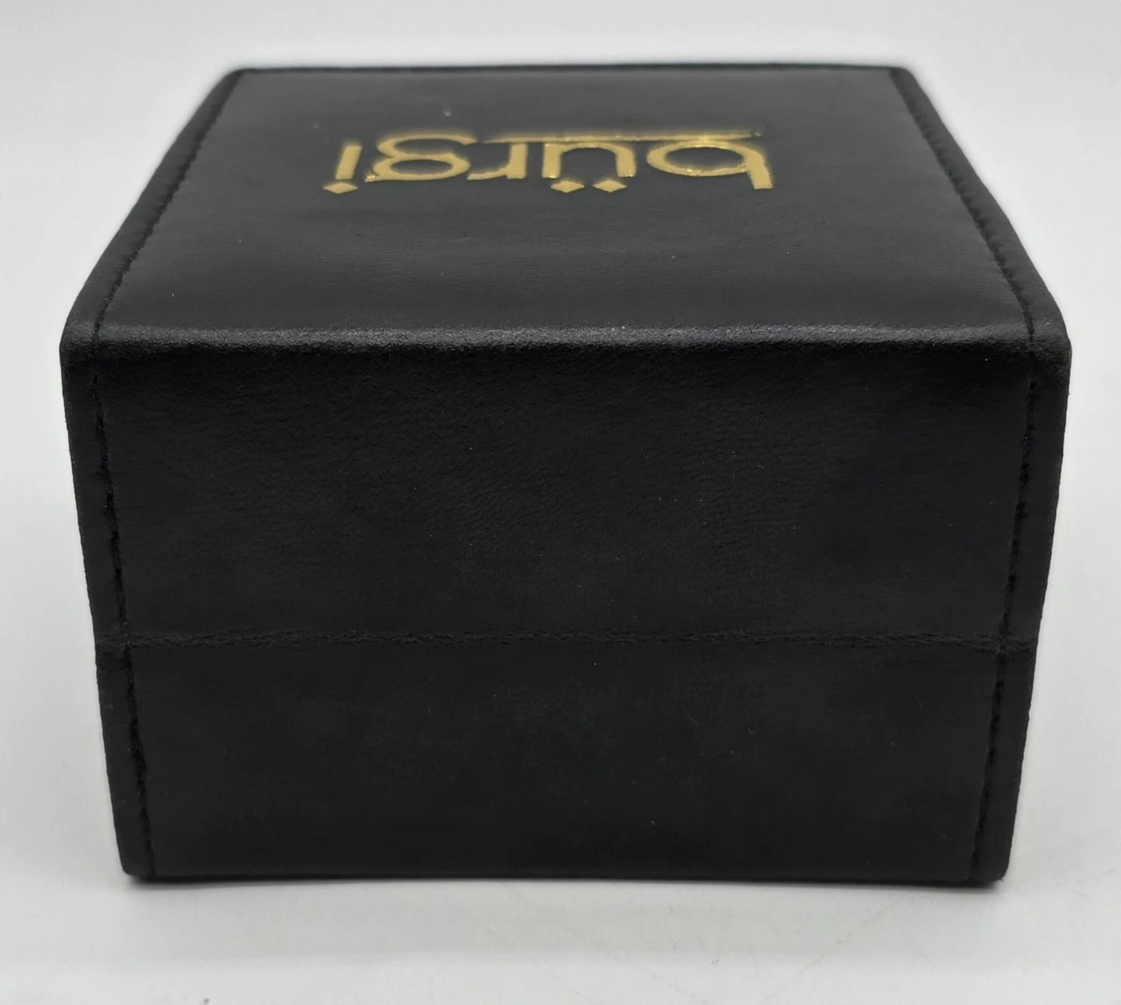Bürgi 2 Watches Bronze And Leather Look With Rhinestones