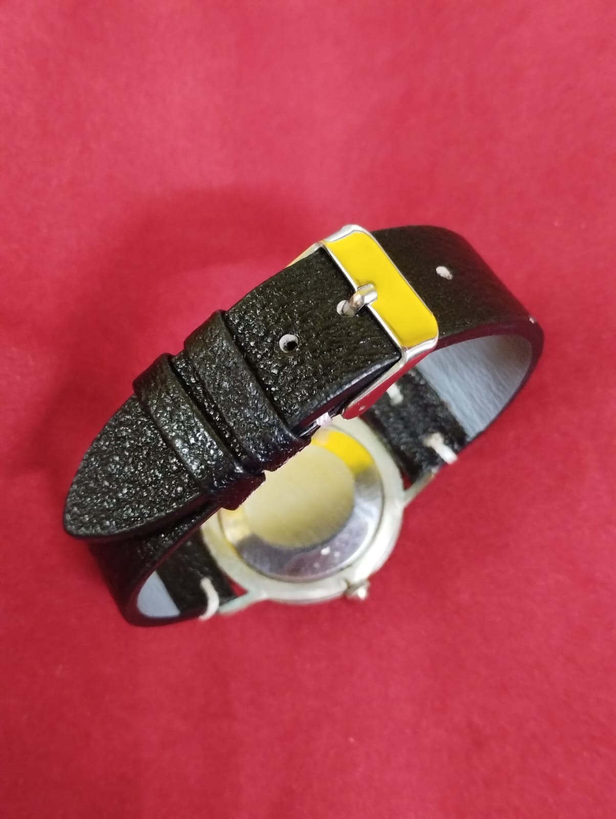 Vintage Favre leuba Black color original men swiss working wrist watch.048 rare