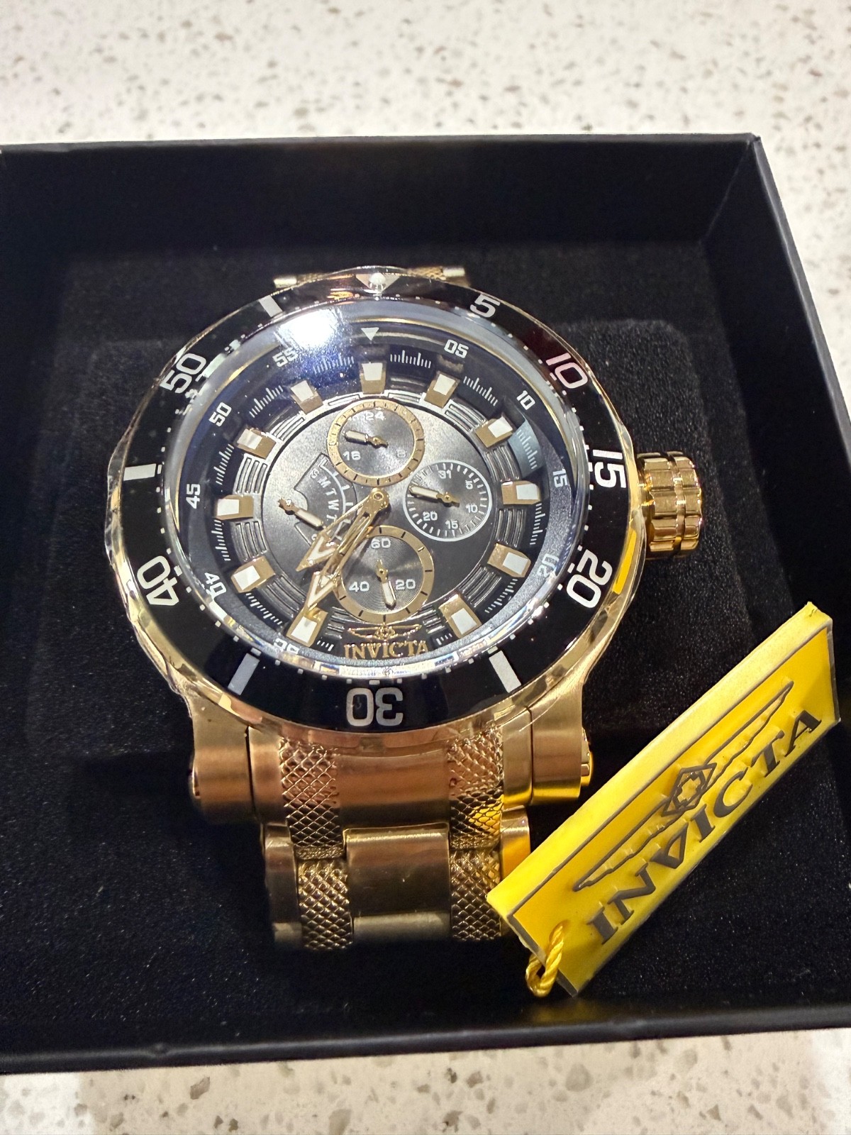 Invicta Coalition Forces Revolver Watch Mens 52mm WITH TRAVEL CASE!