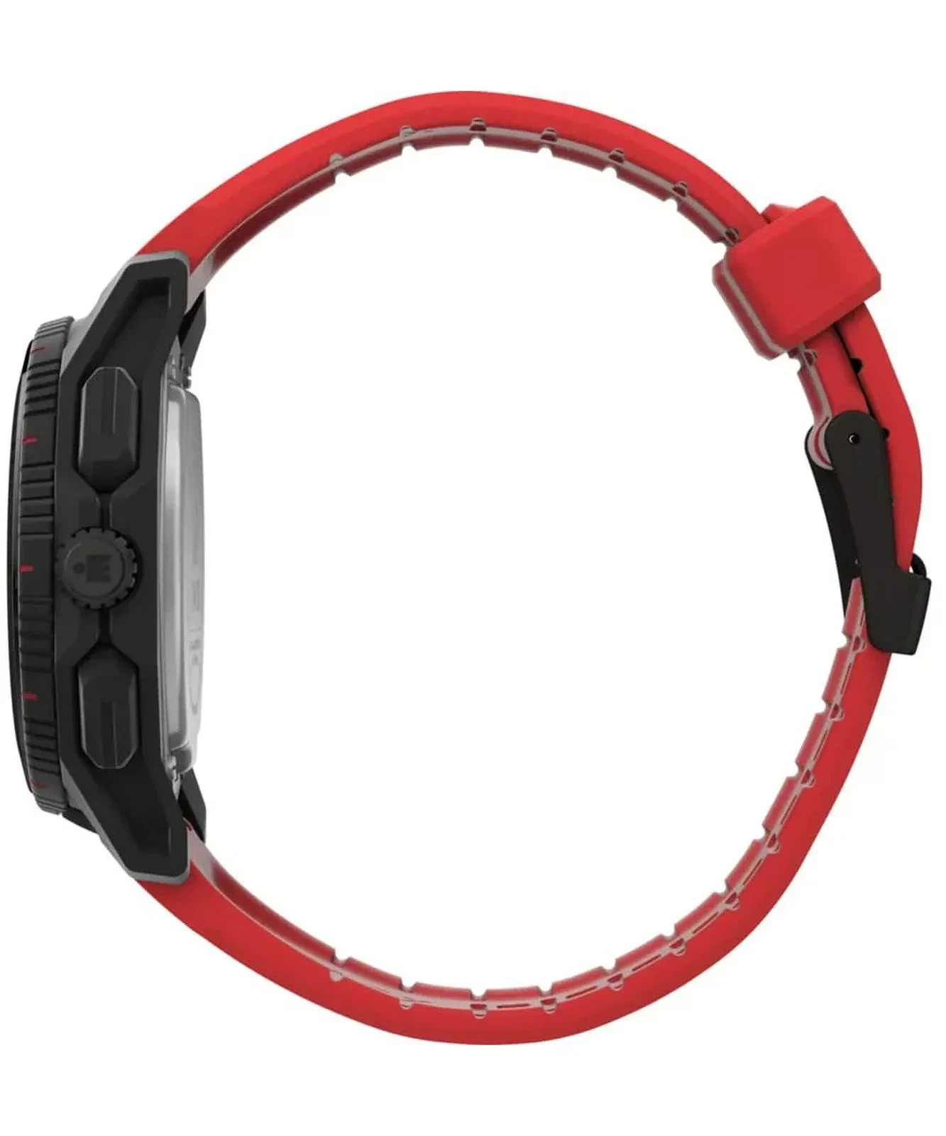 New Timex Ironman Adrenaline Men’s 46.5mm Analog-Digital Red Watch TW2W53700