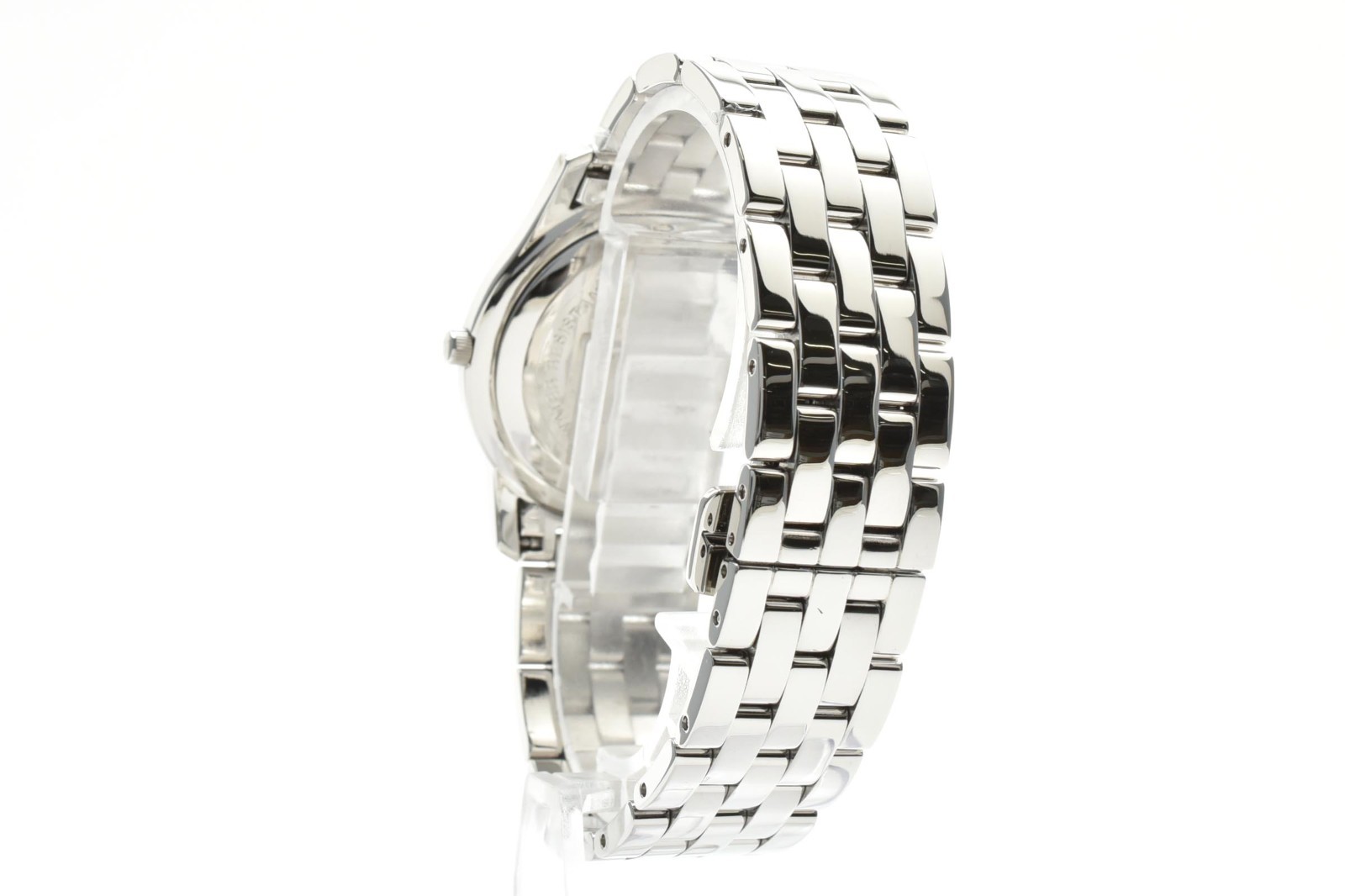 GUCCI 5500M G-Class Quartz Men’s Watch 35mm Vintage Silver Dial Date Swiss