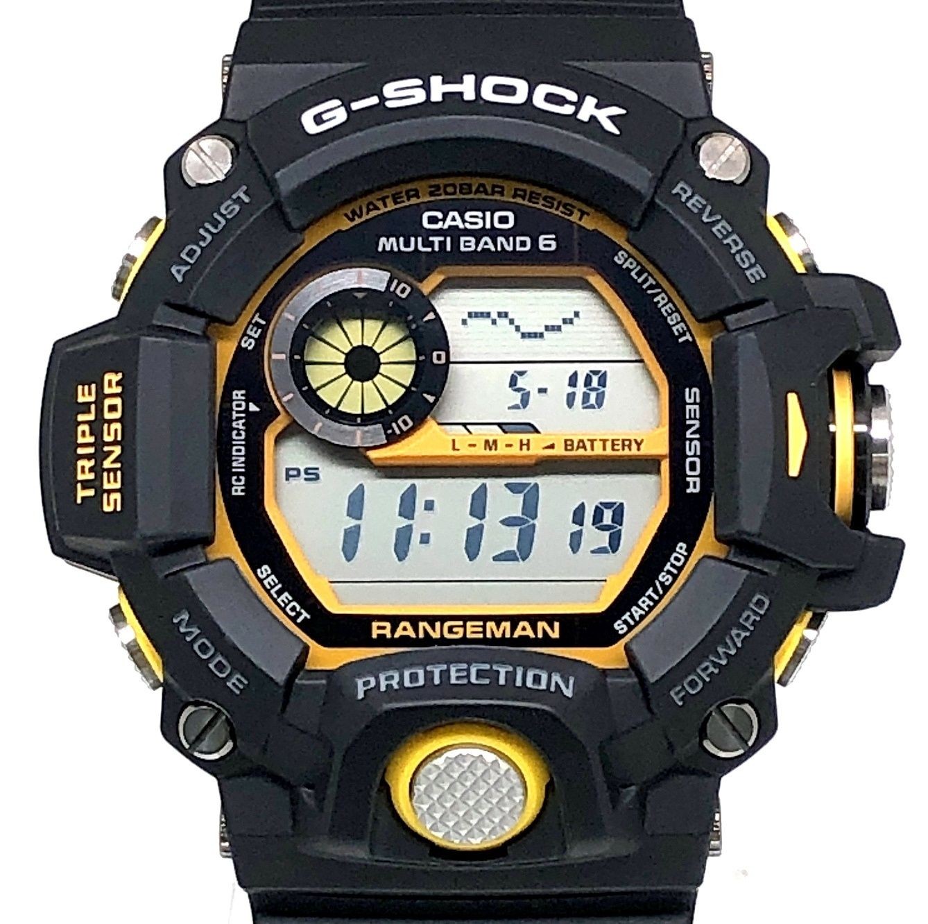 G SHOCK GW 9400YJ 1 RANGEMAN Radio Solar Triple Sensor Equipped LED Light Releas
