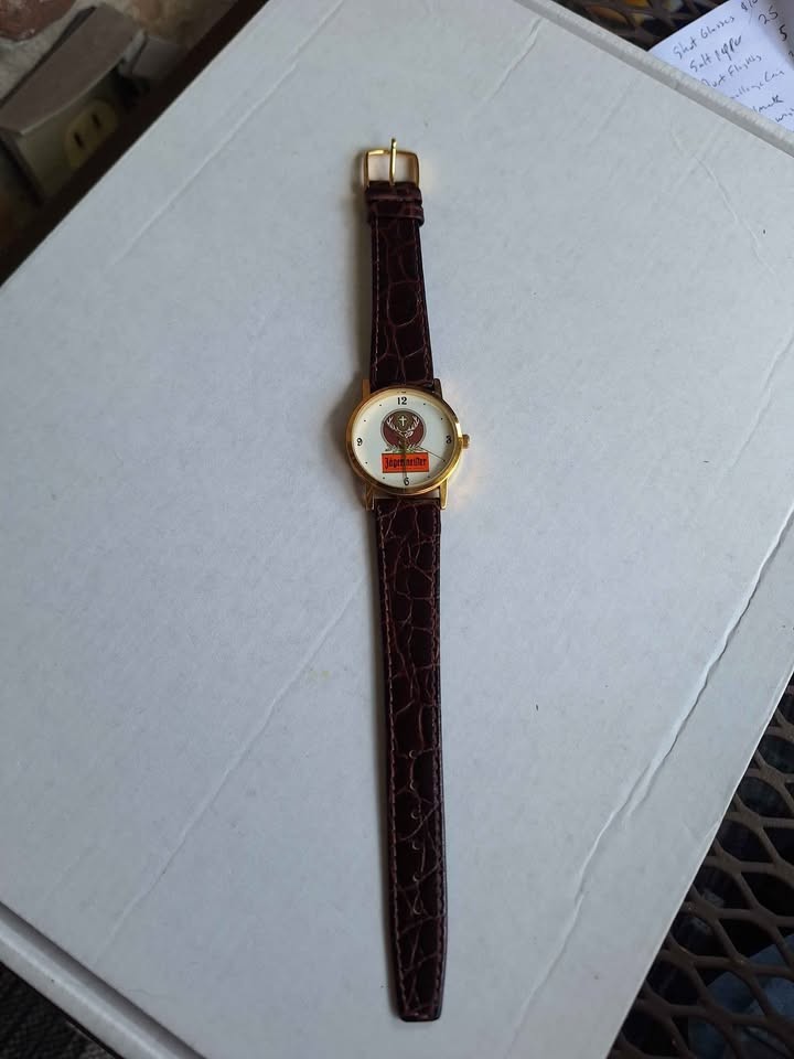 Jägermeister Gold Tone Watch New
