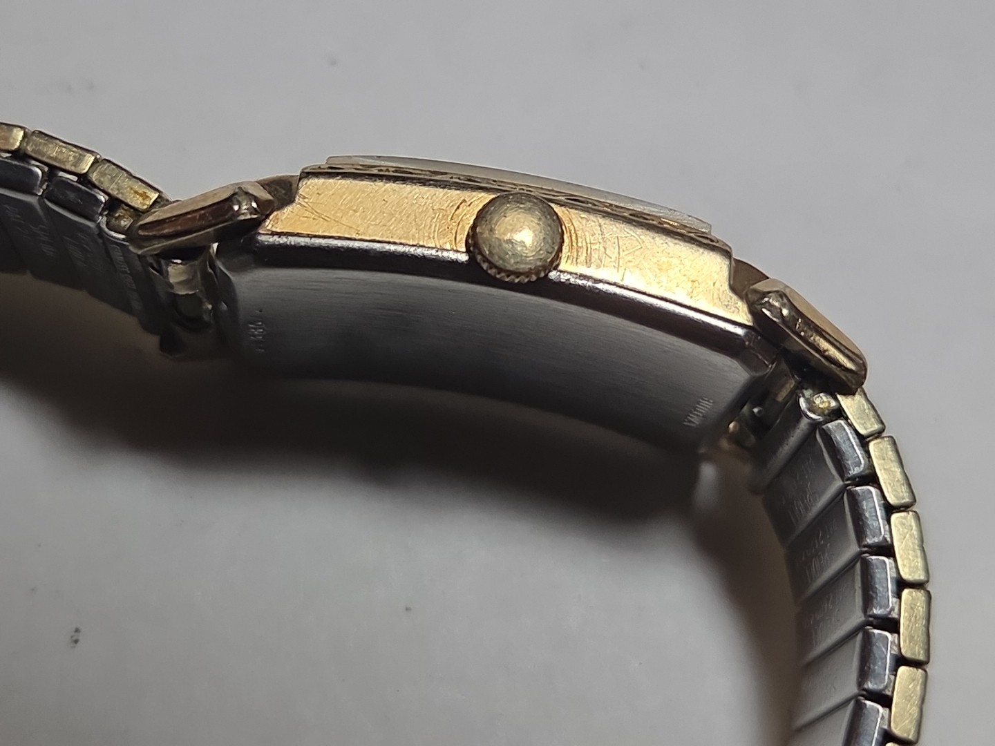Benrus Tank Style Wristwatch, 1950’s, 17j, Running Good