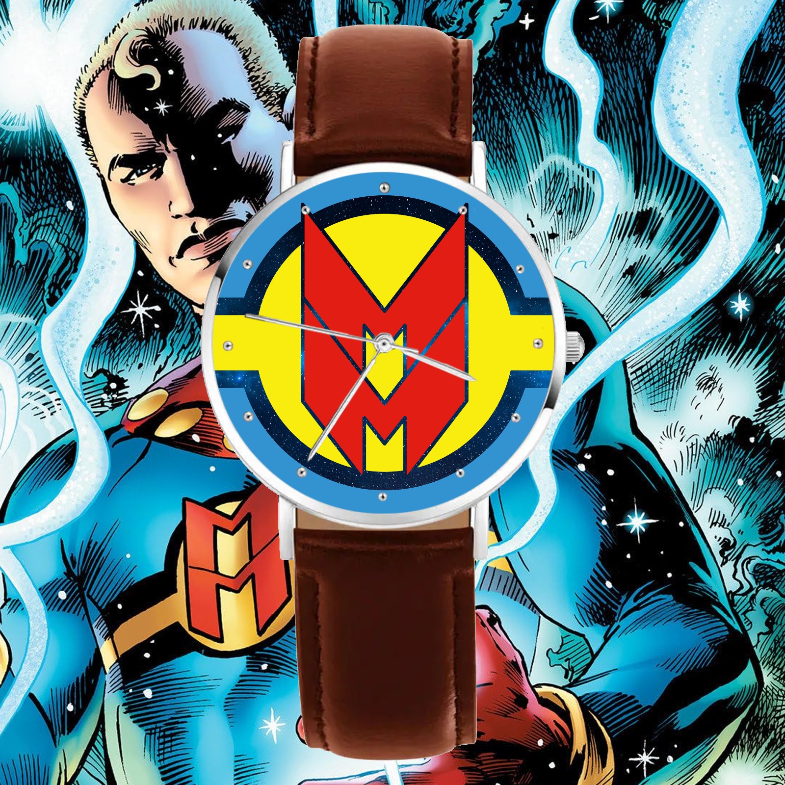 Miracleman Symbol Engraved Wristwatch