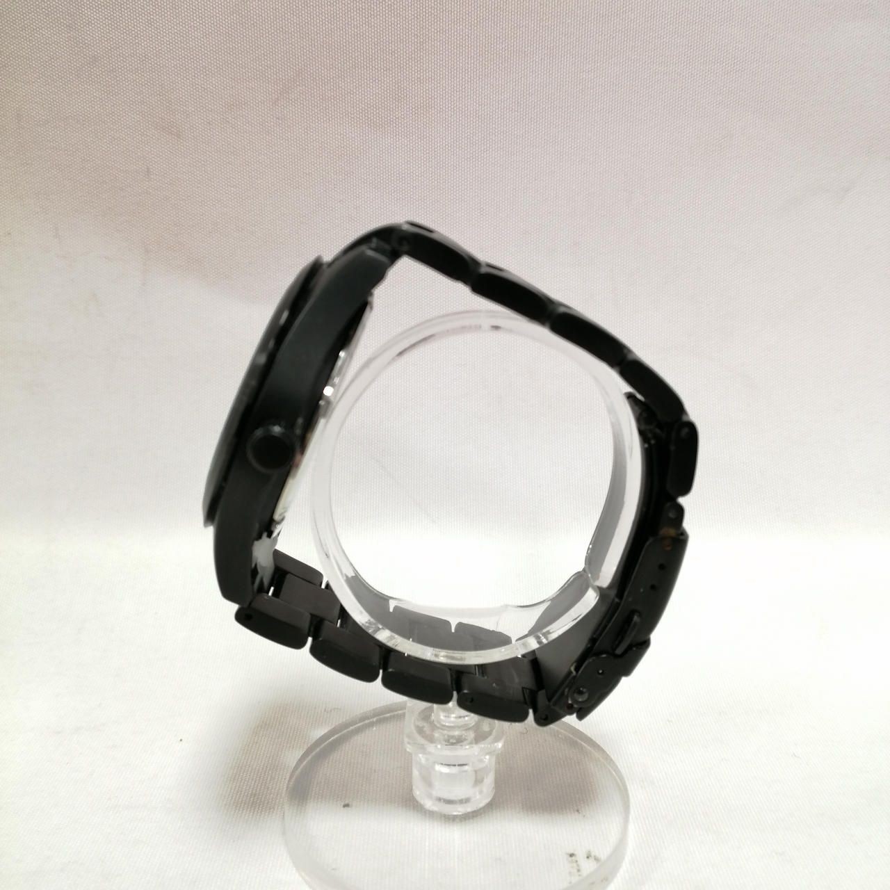 AVIREX Quartz Watch Black 12ax-010m Used