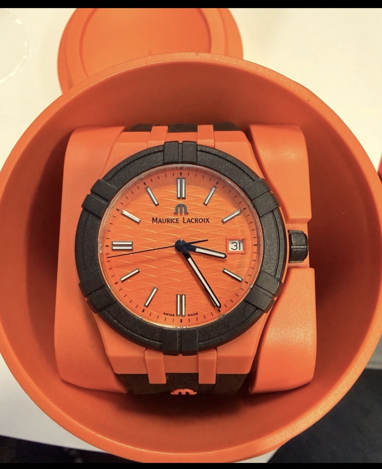 Maurice Lacroix Aikon Tide Watch, Full Set Excellent condition